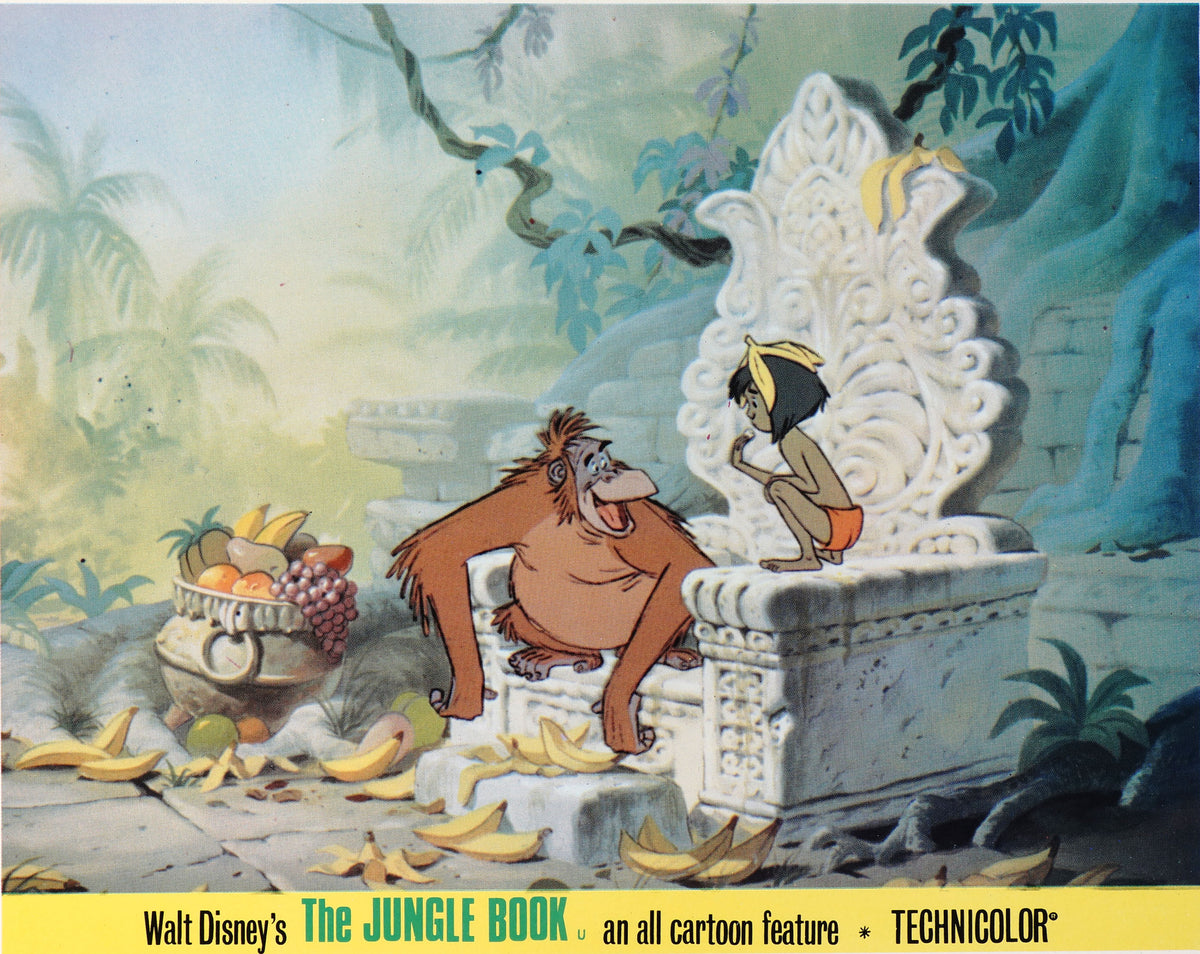 The Jungle Book, Lobby Card - Authentic Vintage Window Card