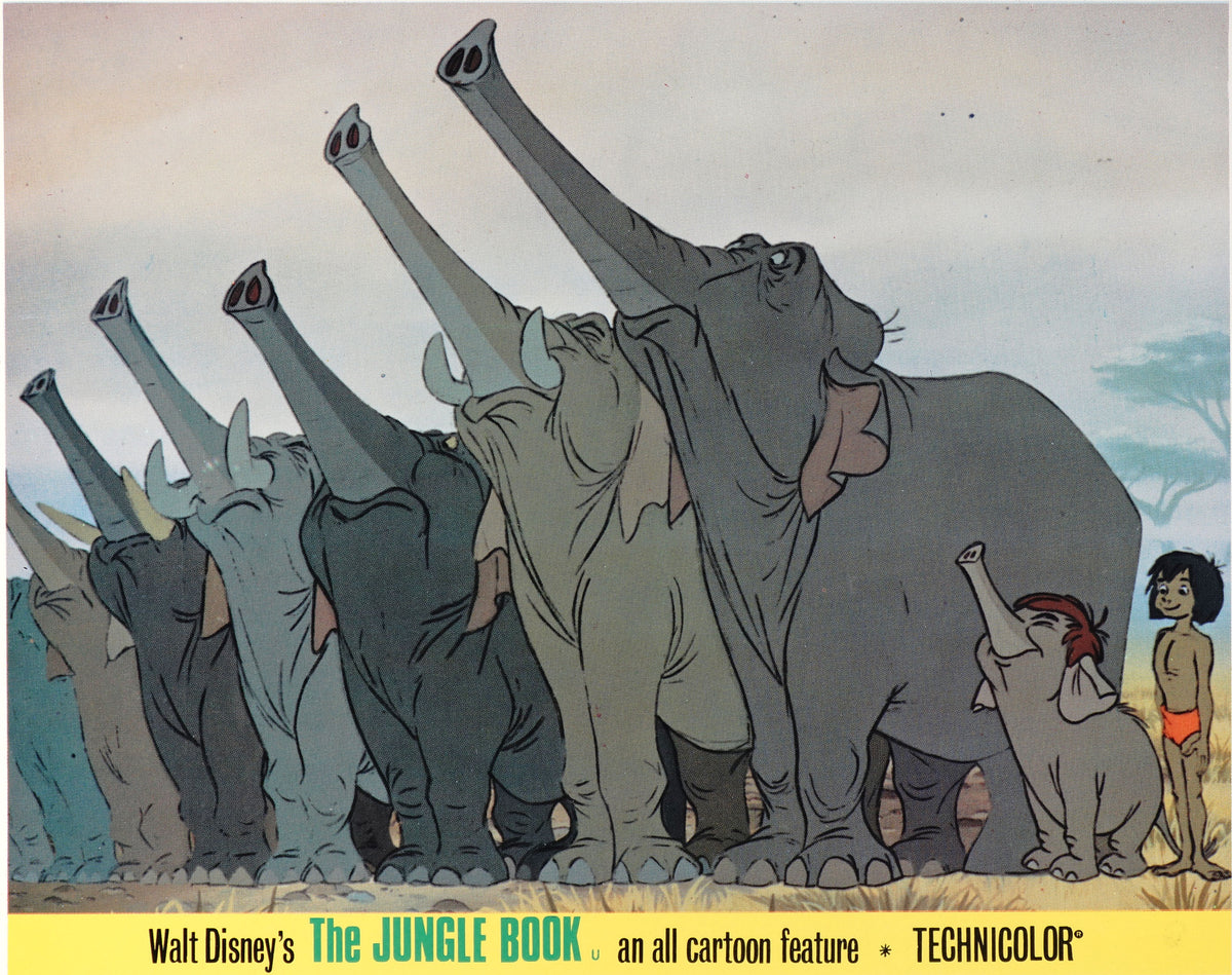 The Jungle Book, Lobby Card - Authentic Vintage Window Card