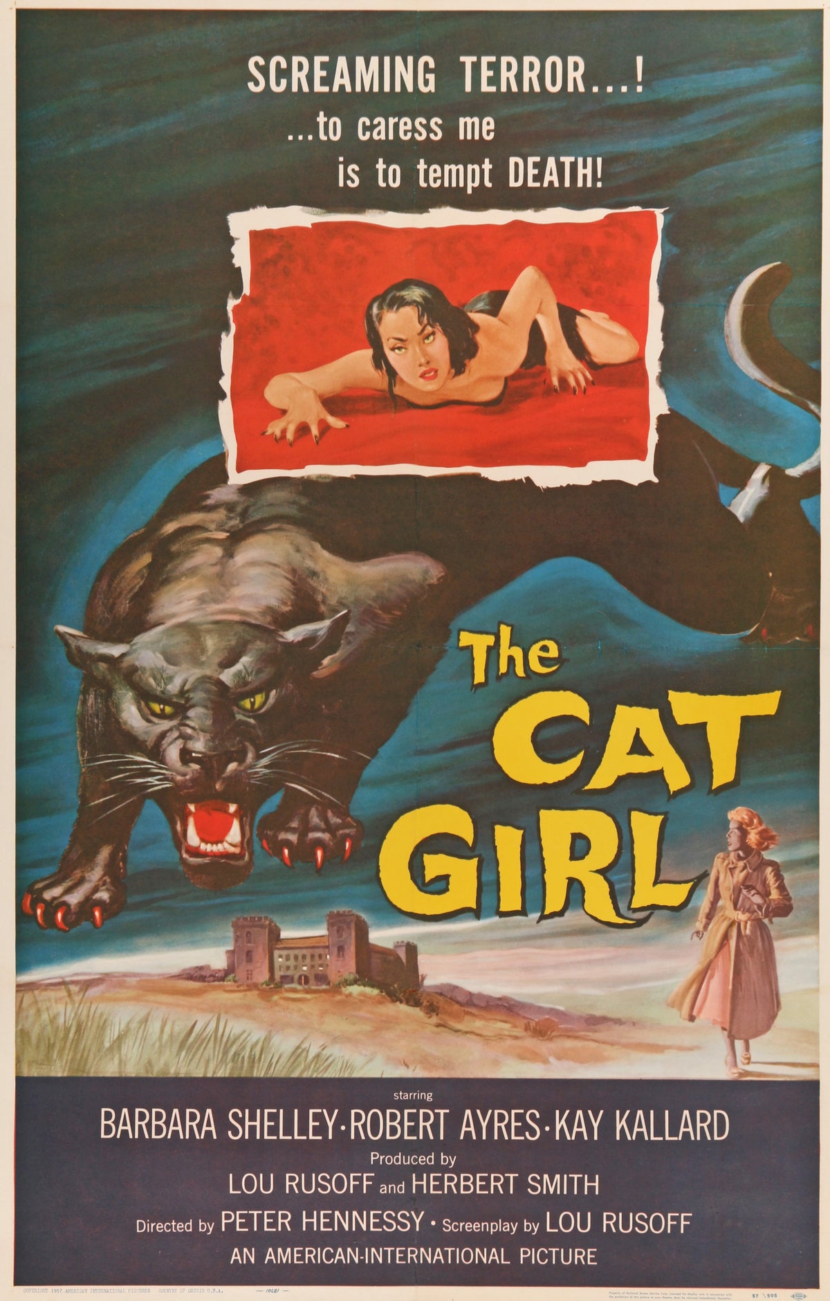 The Cat Girl - Authentic Vintage Poster