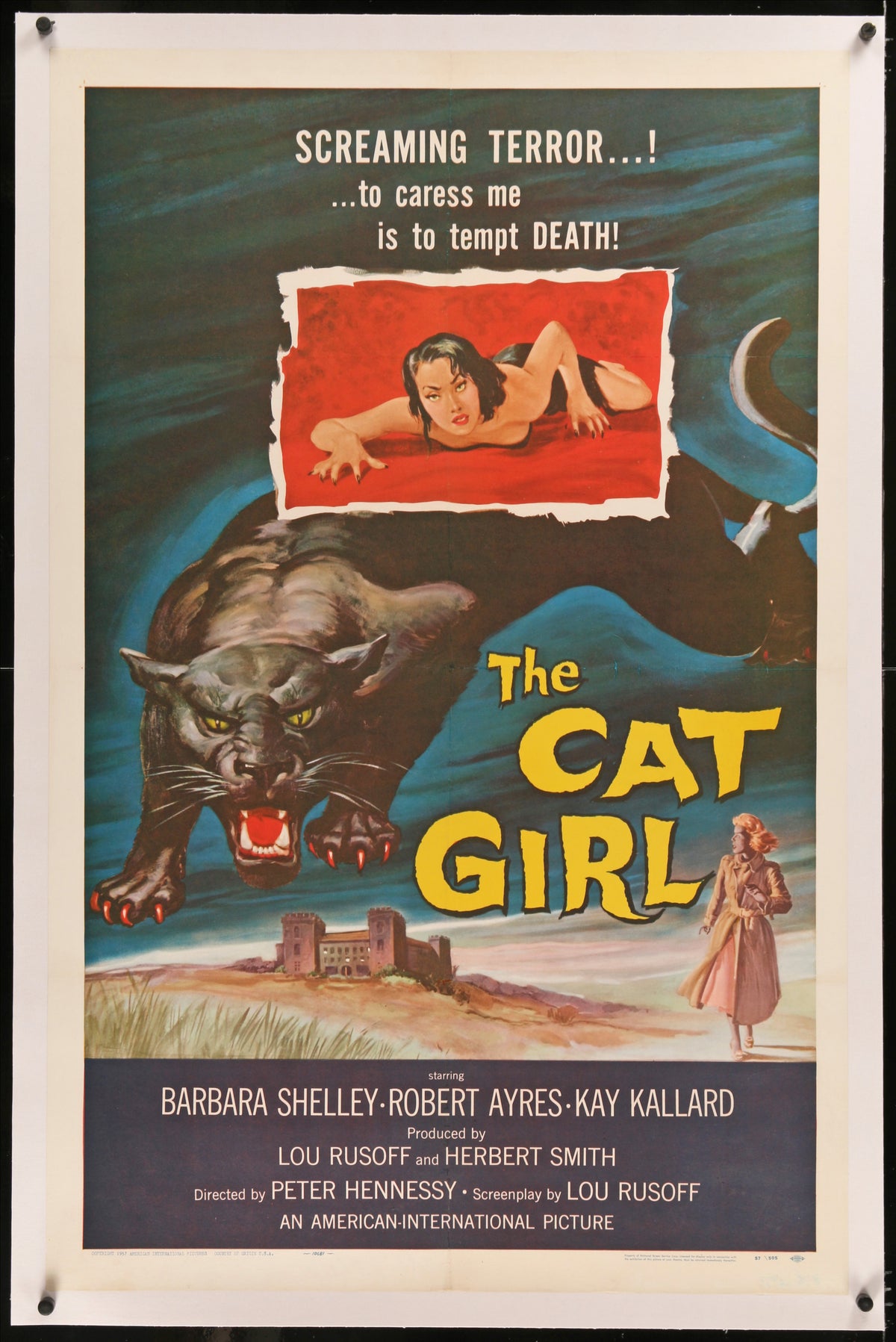 The Cat Girl - Authentic Vintage Poster