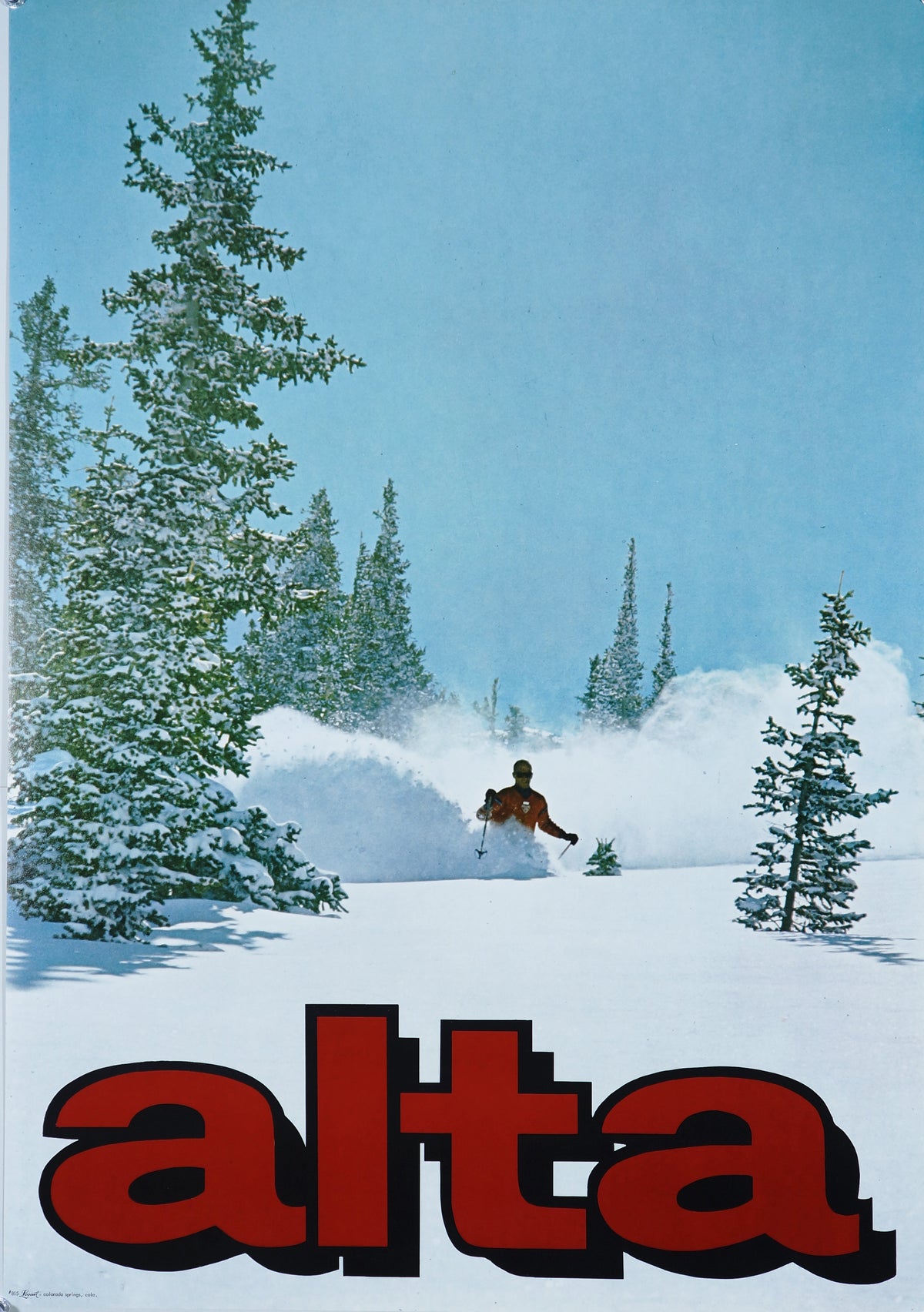 ALTA, Utah Ski Poster - Authentic Vintage Poster
