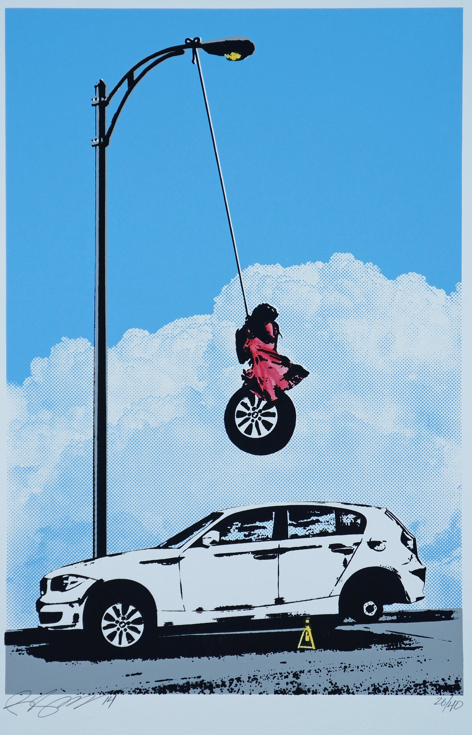 Stop & Live- Rene Gagnon - Authentic Vintage Poster