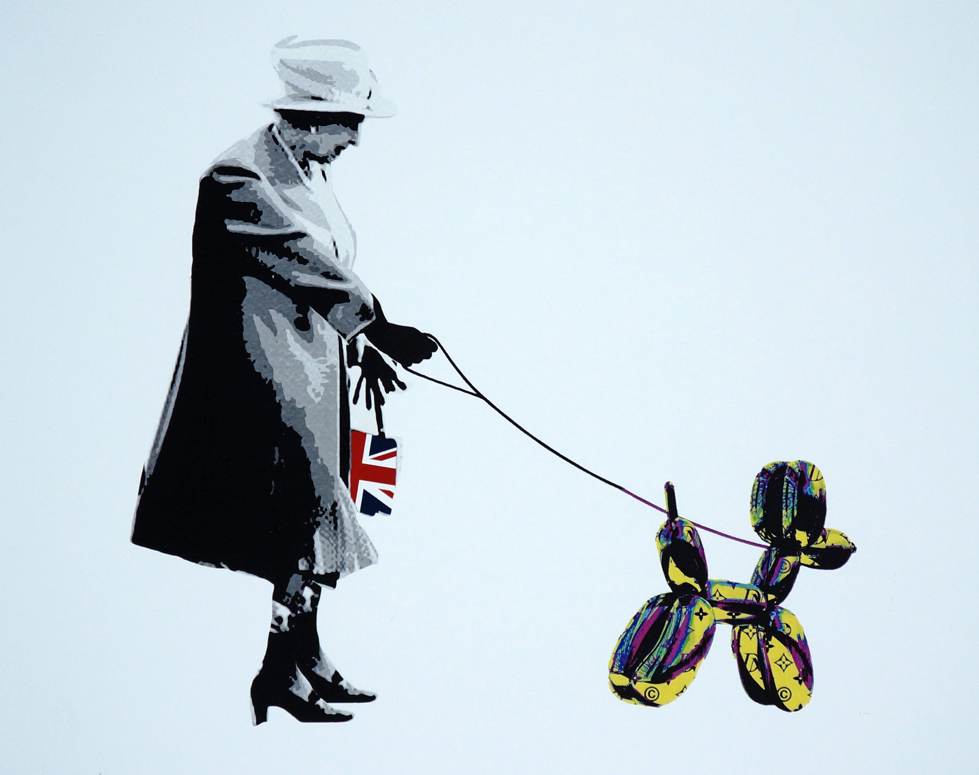 Queen Elizabeth- Death NYC - Authentic Vintage Poster