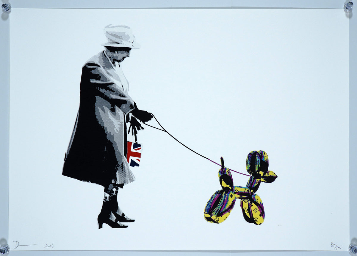 Queen Elizabeth- Death NYC - Authentic Vintage Poster