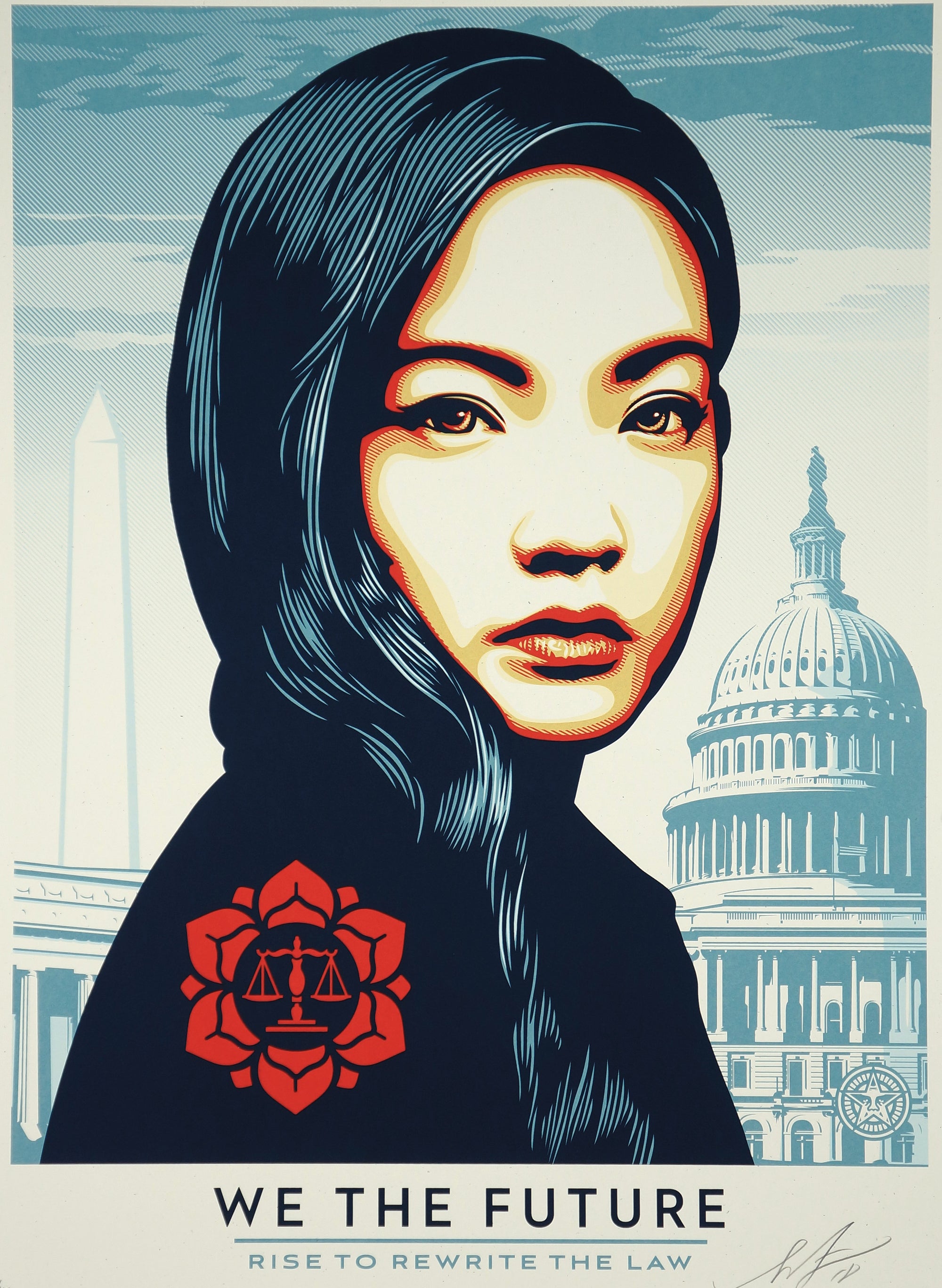 We the Future- Shepard Fairey - Authentic Vintage Poster