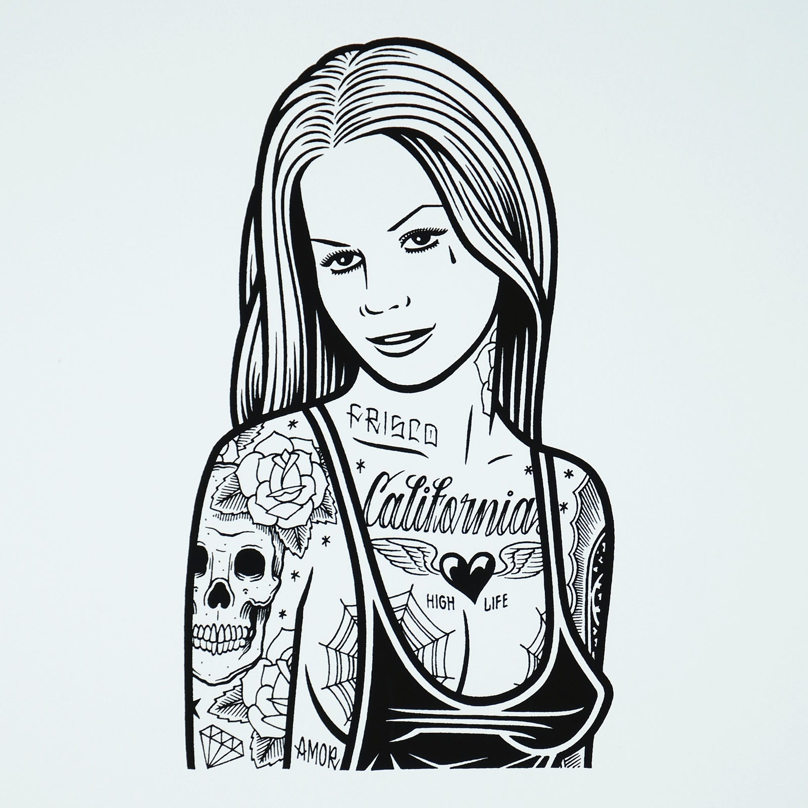 Frisco Girl- Mike Giant - Authentic Vintage Poster