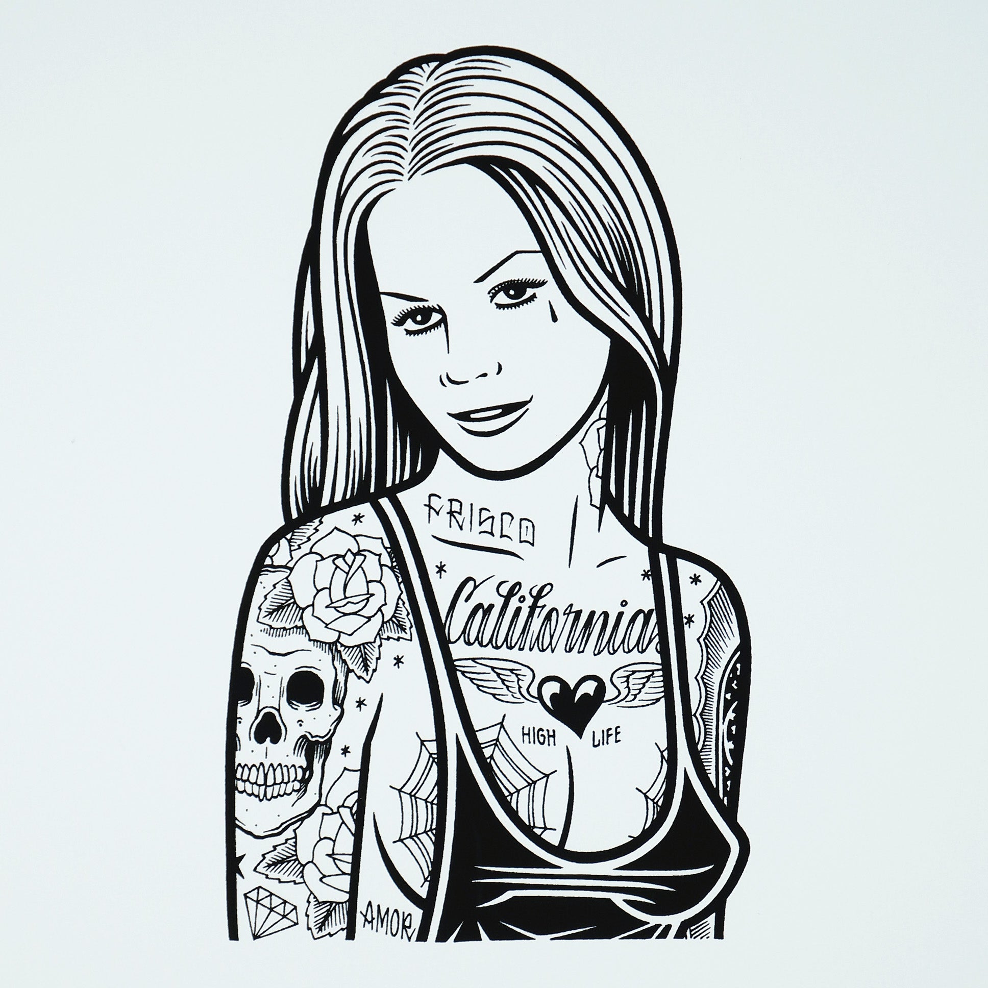 Frisco Girl- Mike Giant - Authentic Vintage Poster