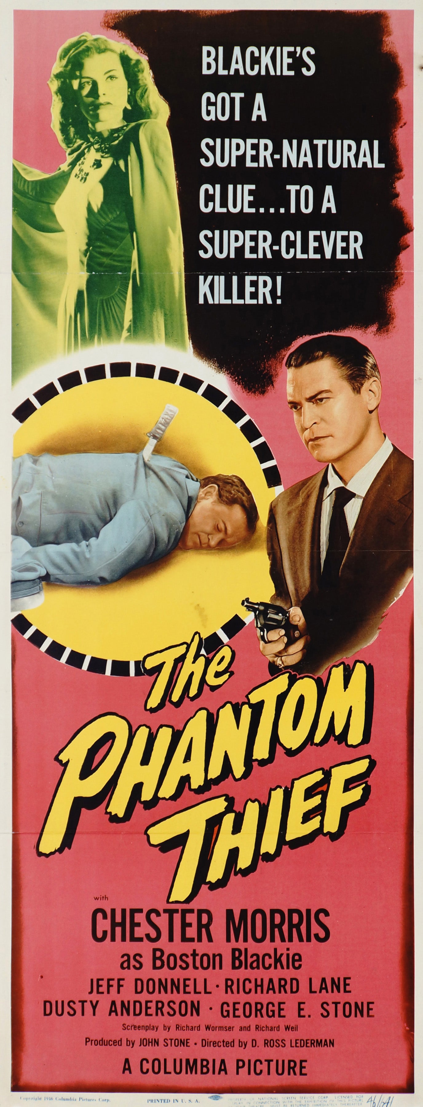 The Phantom Thief - Authentic Vintage Poster