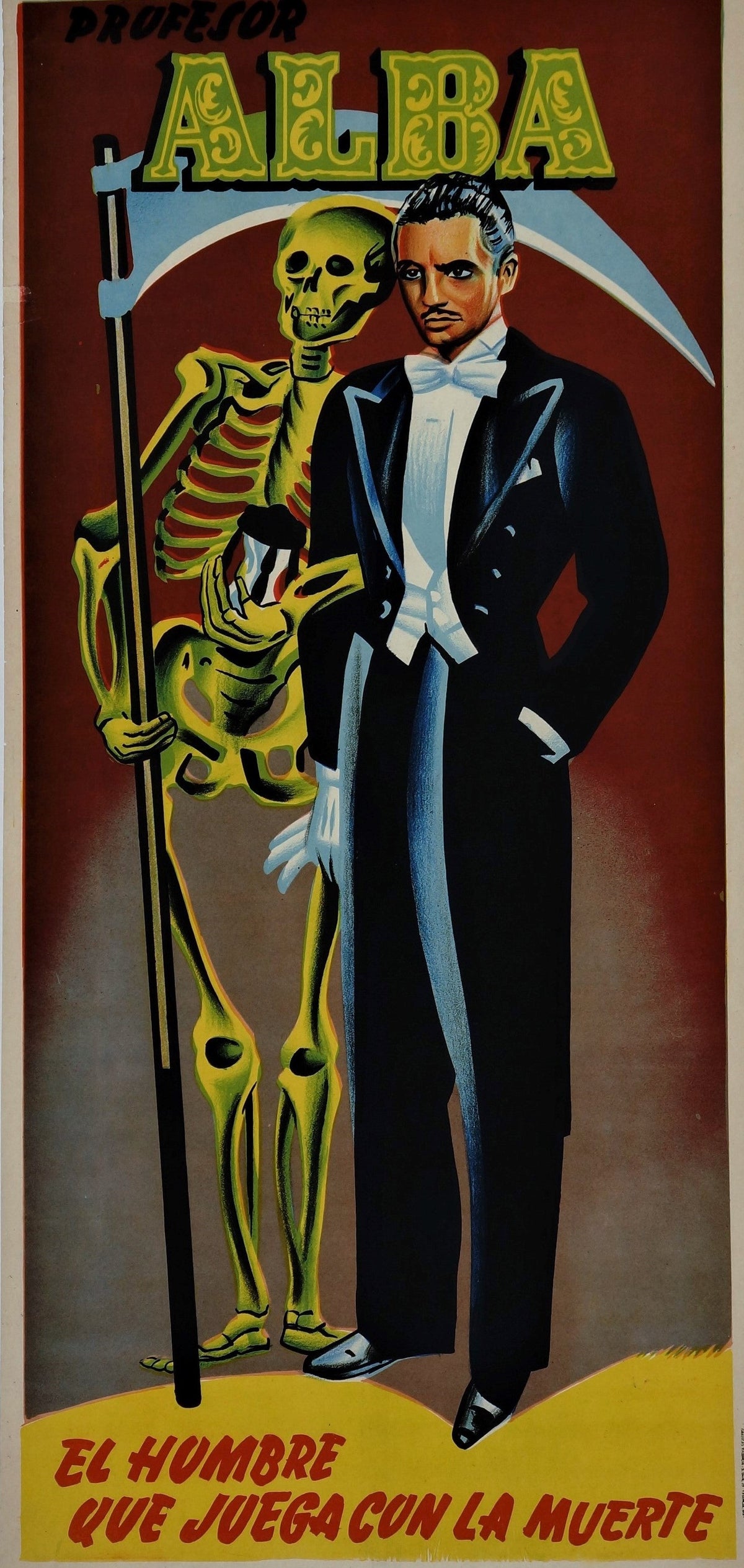 Profesor Alba - Authentic Vintage Poster