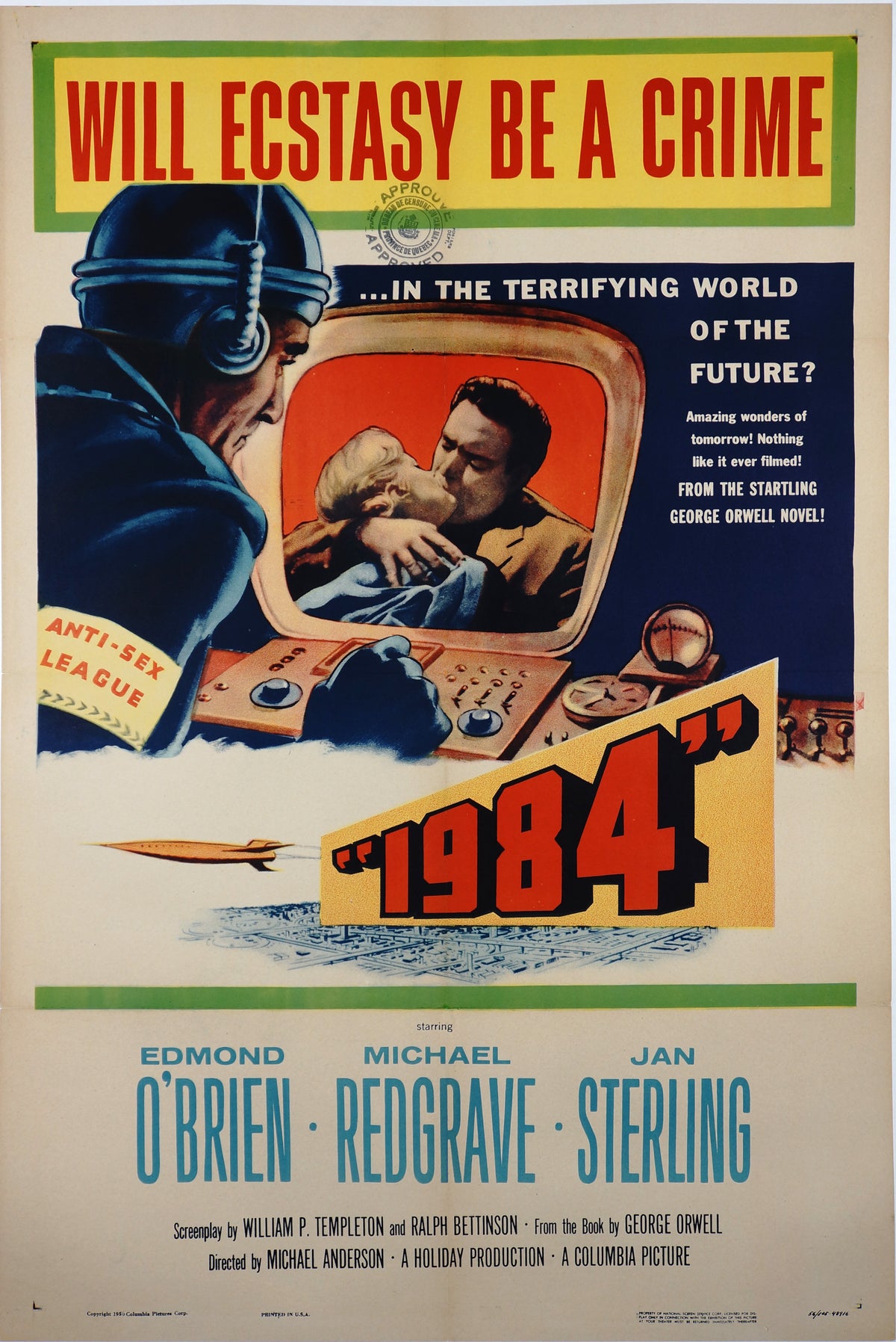 1984 by George Orwell - Authentic Vintage Poster