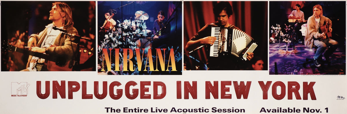 Nirvana Unplugged in New York - Authentic Vintage Past Sale