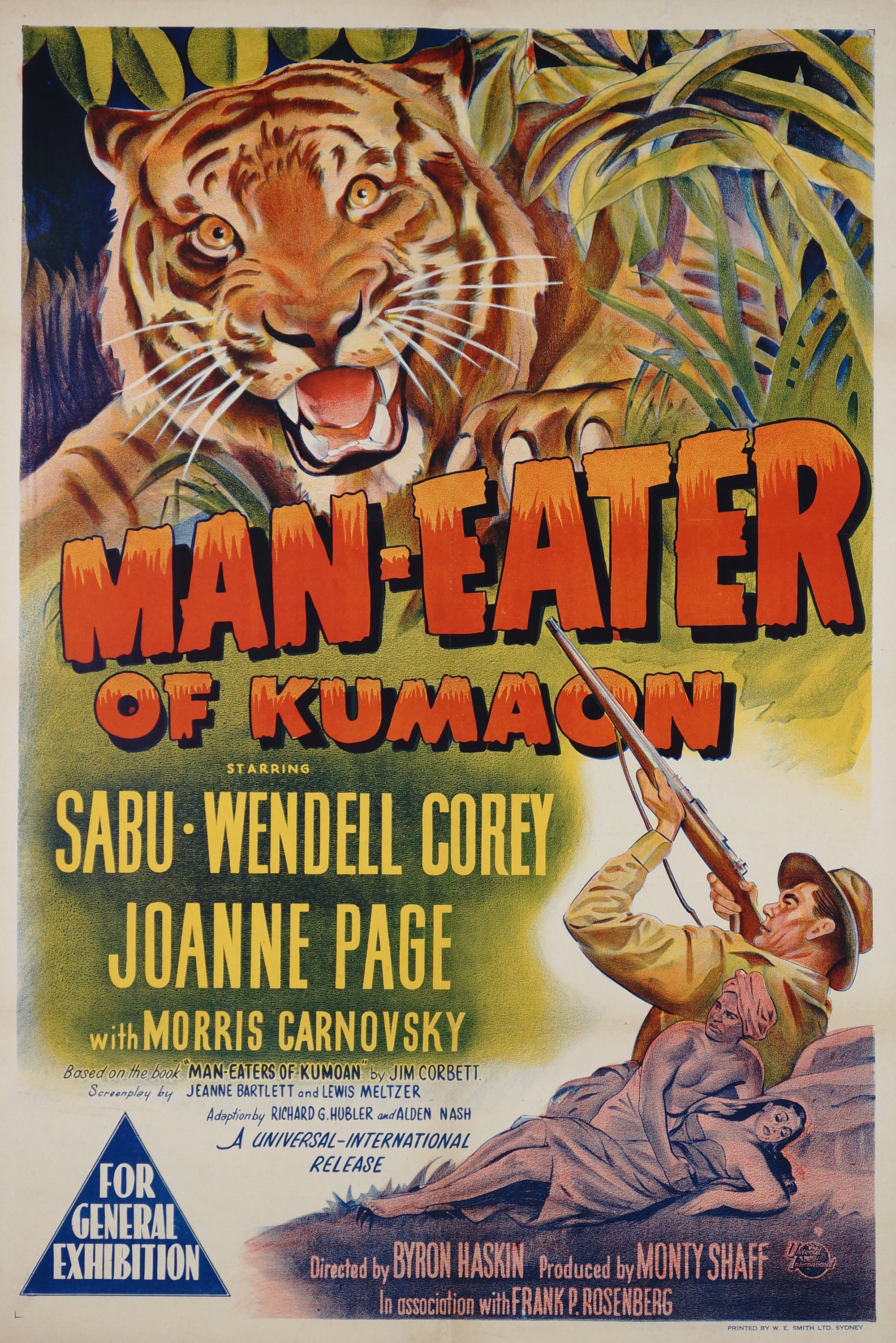 Man Eater of Kumaon - Authentic Vintage Poster