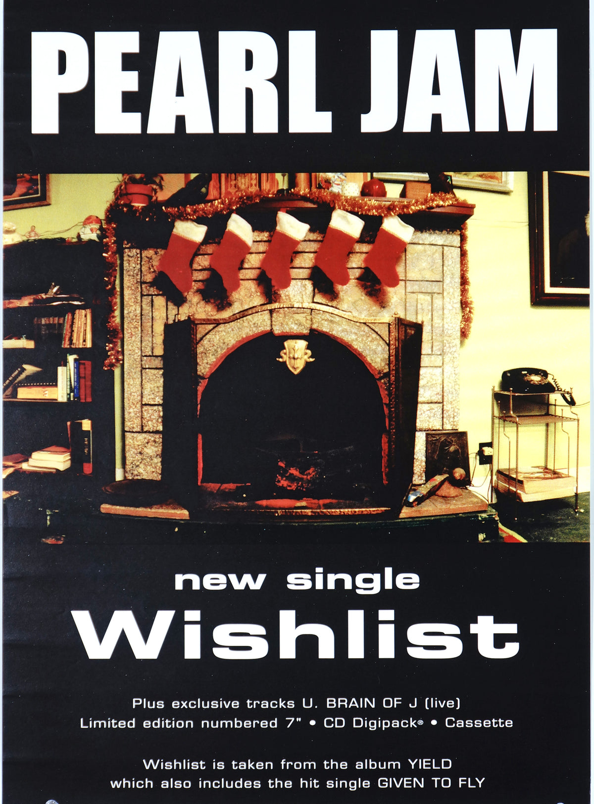 Pearl Jam Wishlist - Authentic Vintage Poster