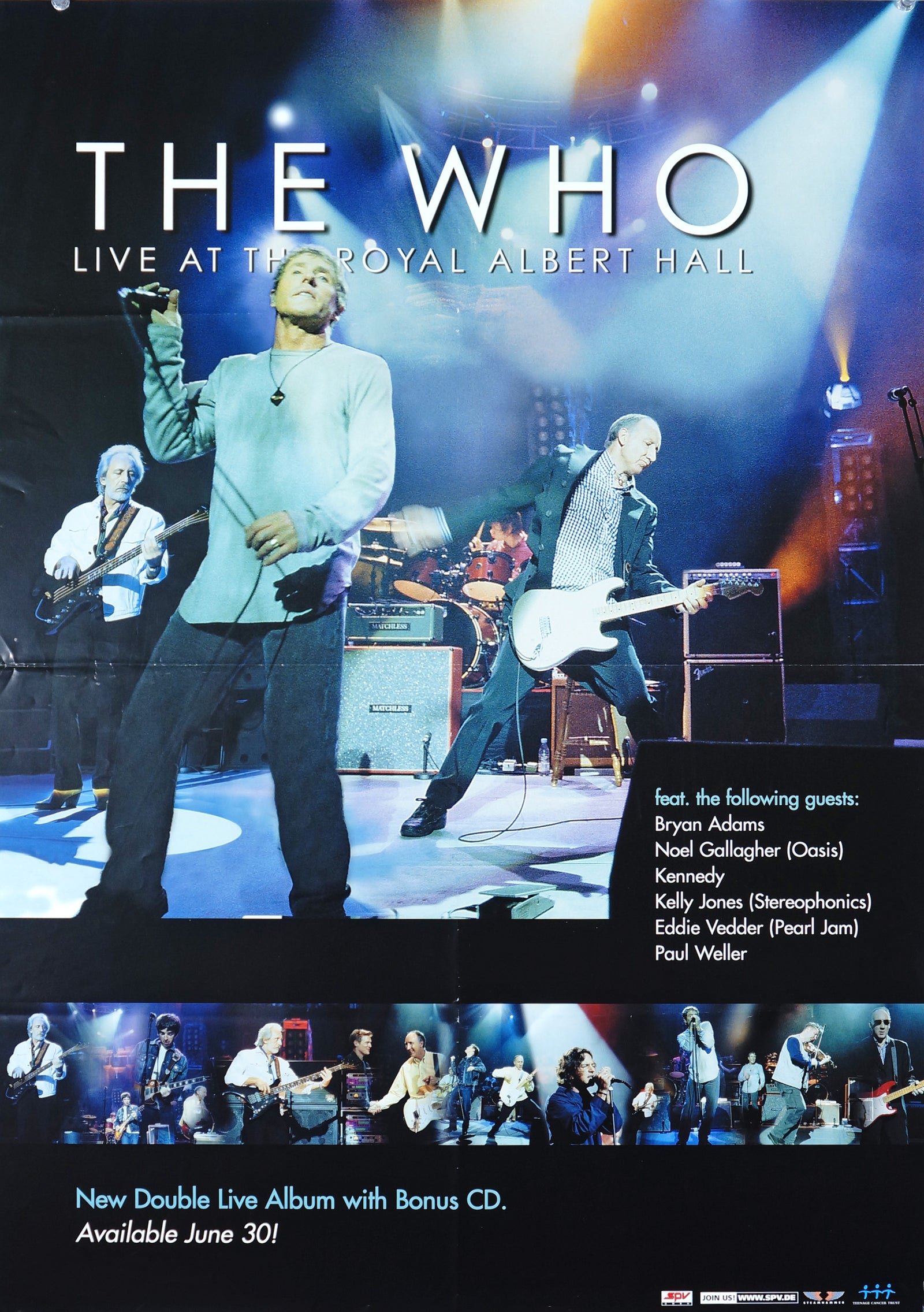The Who- Live at Royal Albert Hall - Authentic Vintage Poster