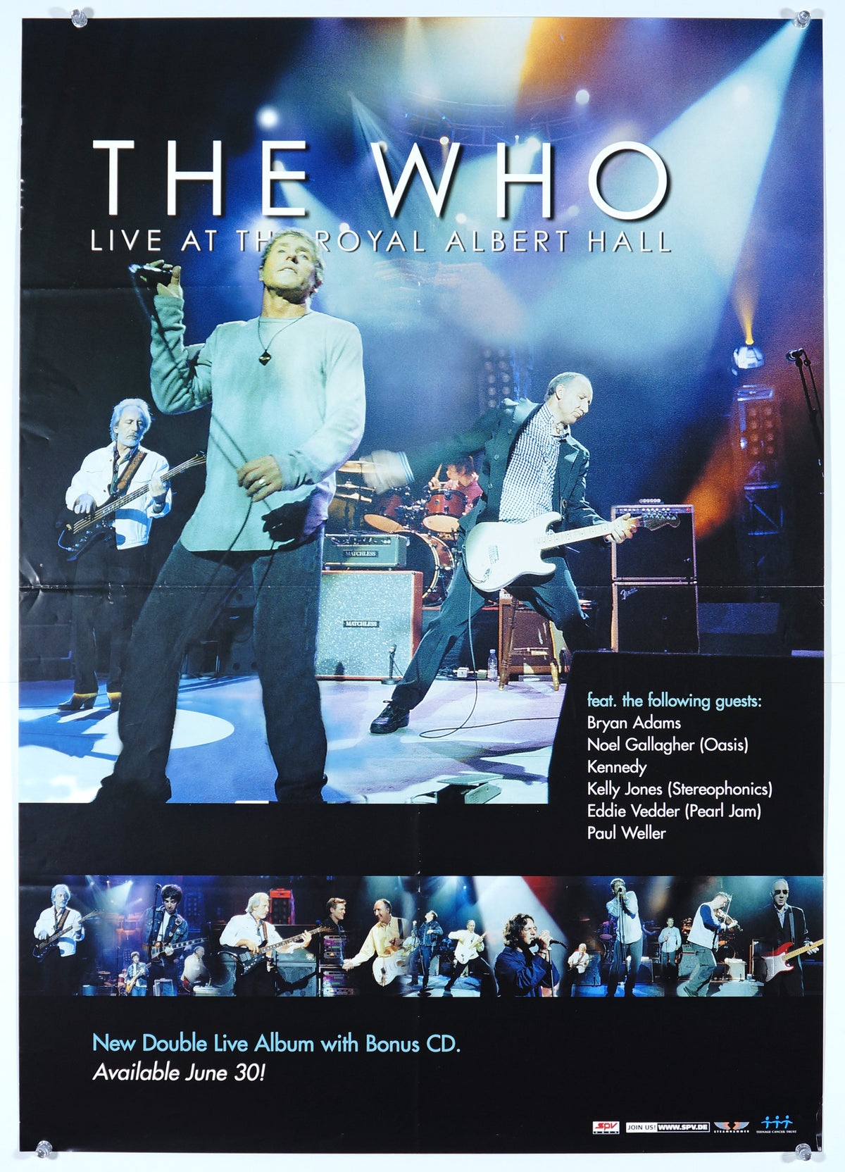 The Who- Live at Royal Albert Hall - Authentic Vintage Poster