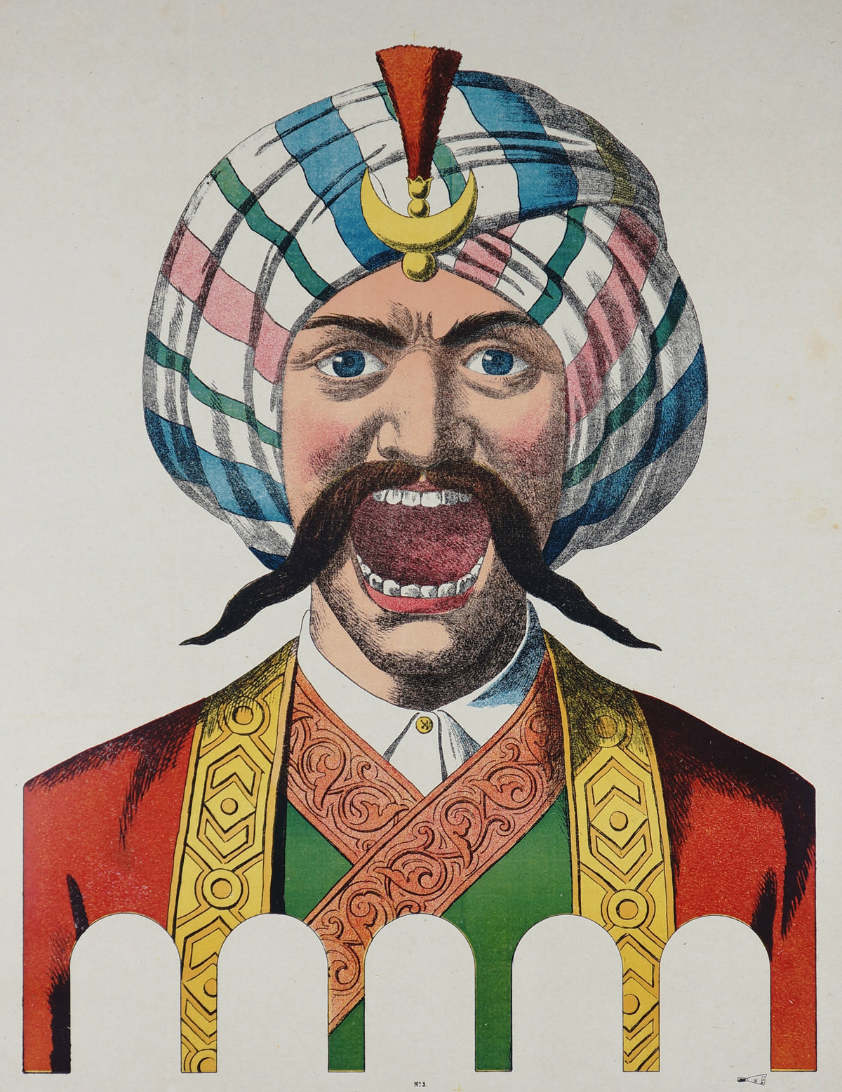 Chamboultout Homme au turban N°3 - Authentic Vintage Poster