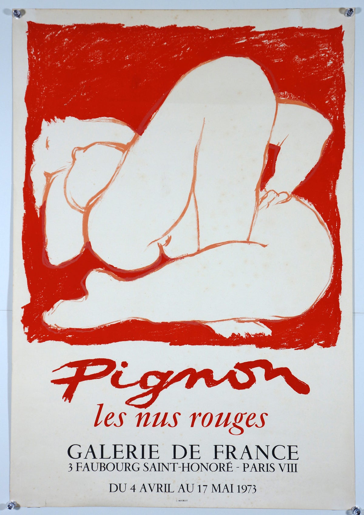 Pignon, Galerie de France - Authentic Vintage Poster