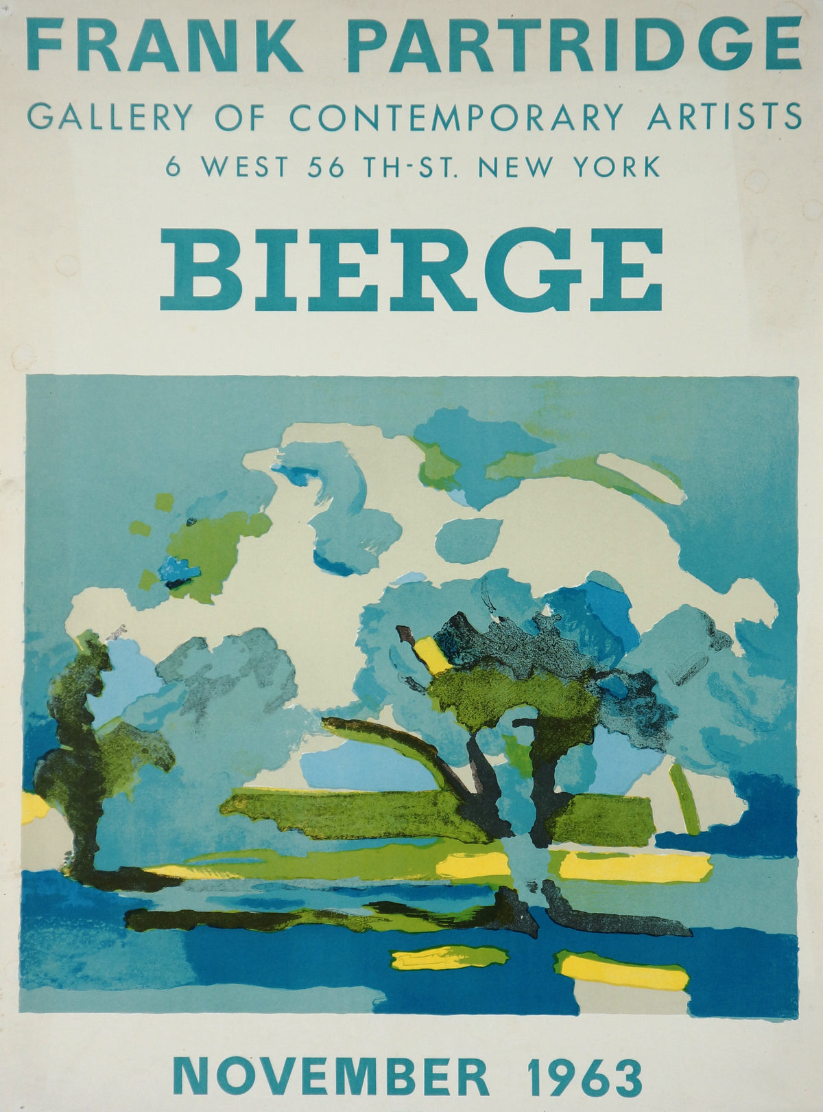 Bierge- Frank Partridge - Authentic Vintage Poster