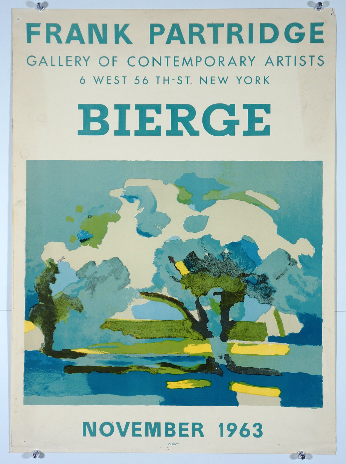 Bierge- Frank Partridge - Authentic Vintage Poster