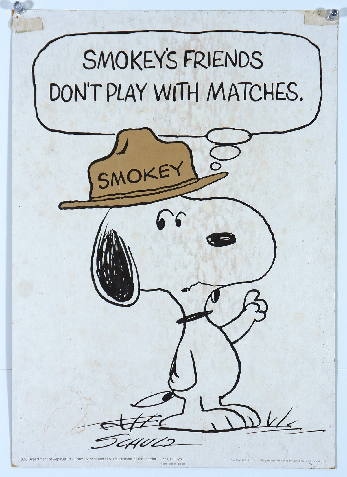 Smoky- Snoopy - Authentic Vintage Poster