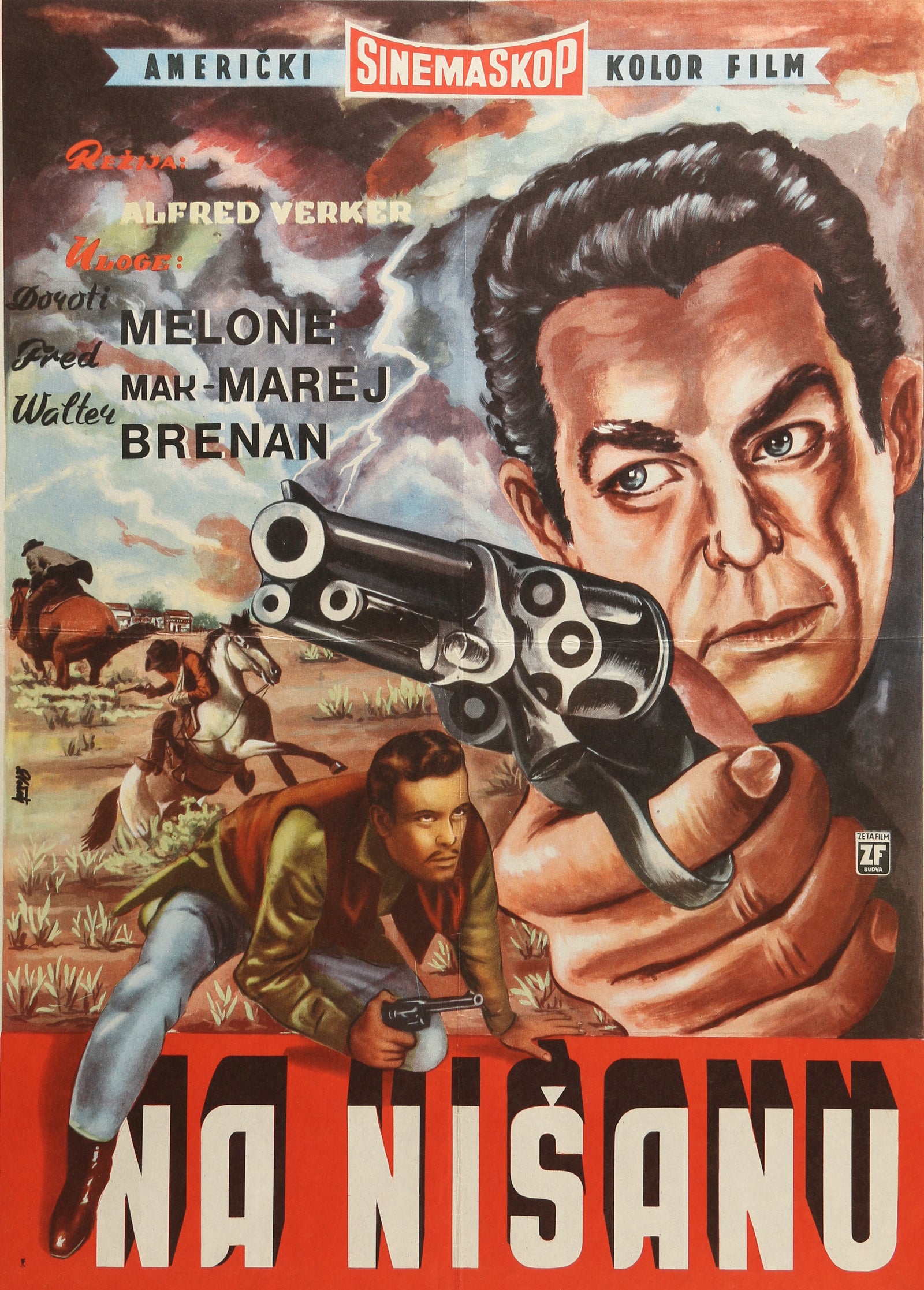 At Gunpoint - Authentic Vintage Poster