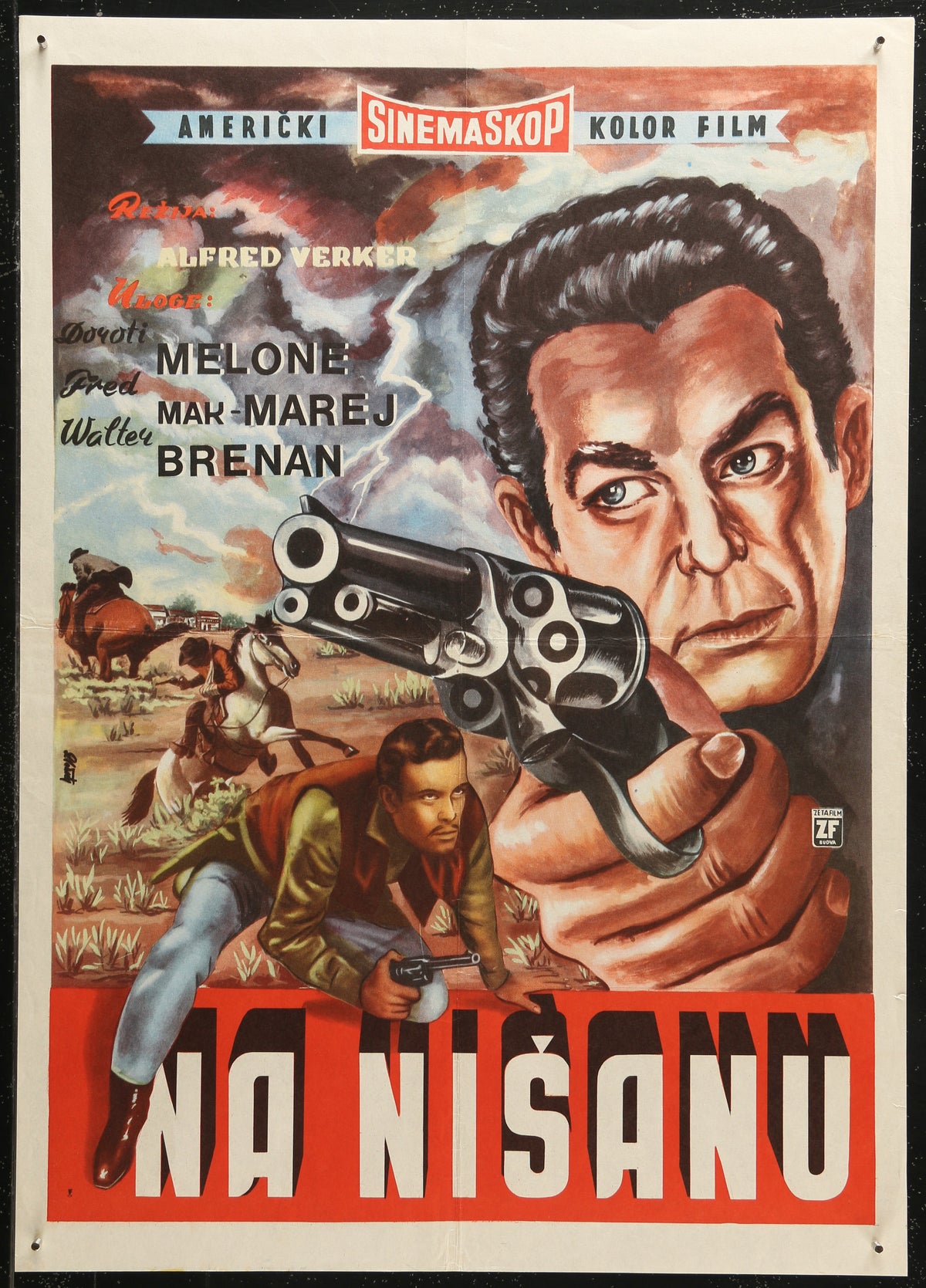 At Gunpoint - Authentic Vintage Poster