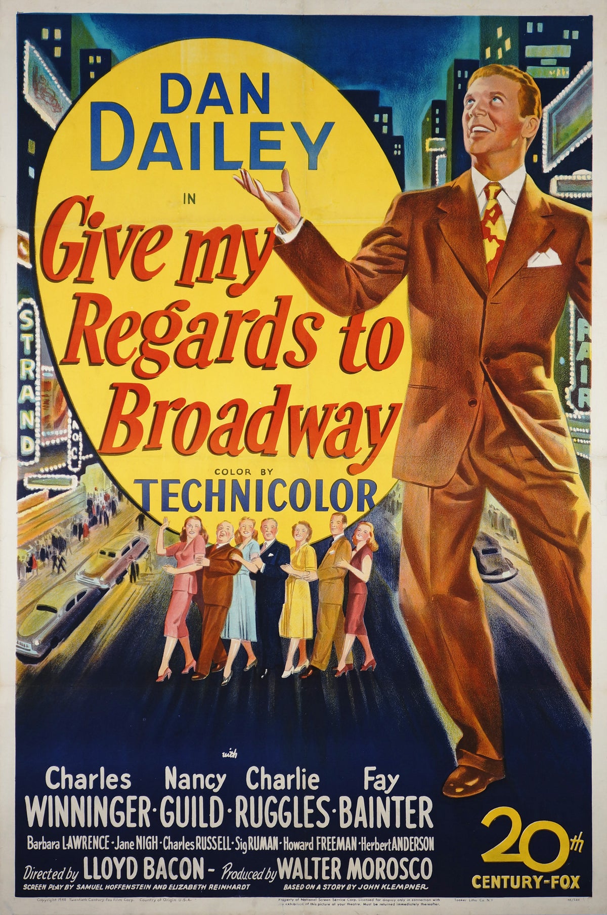 Give My Regards To Broadway - Authentic Vintage Poster