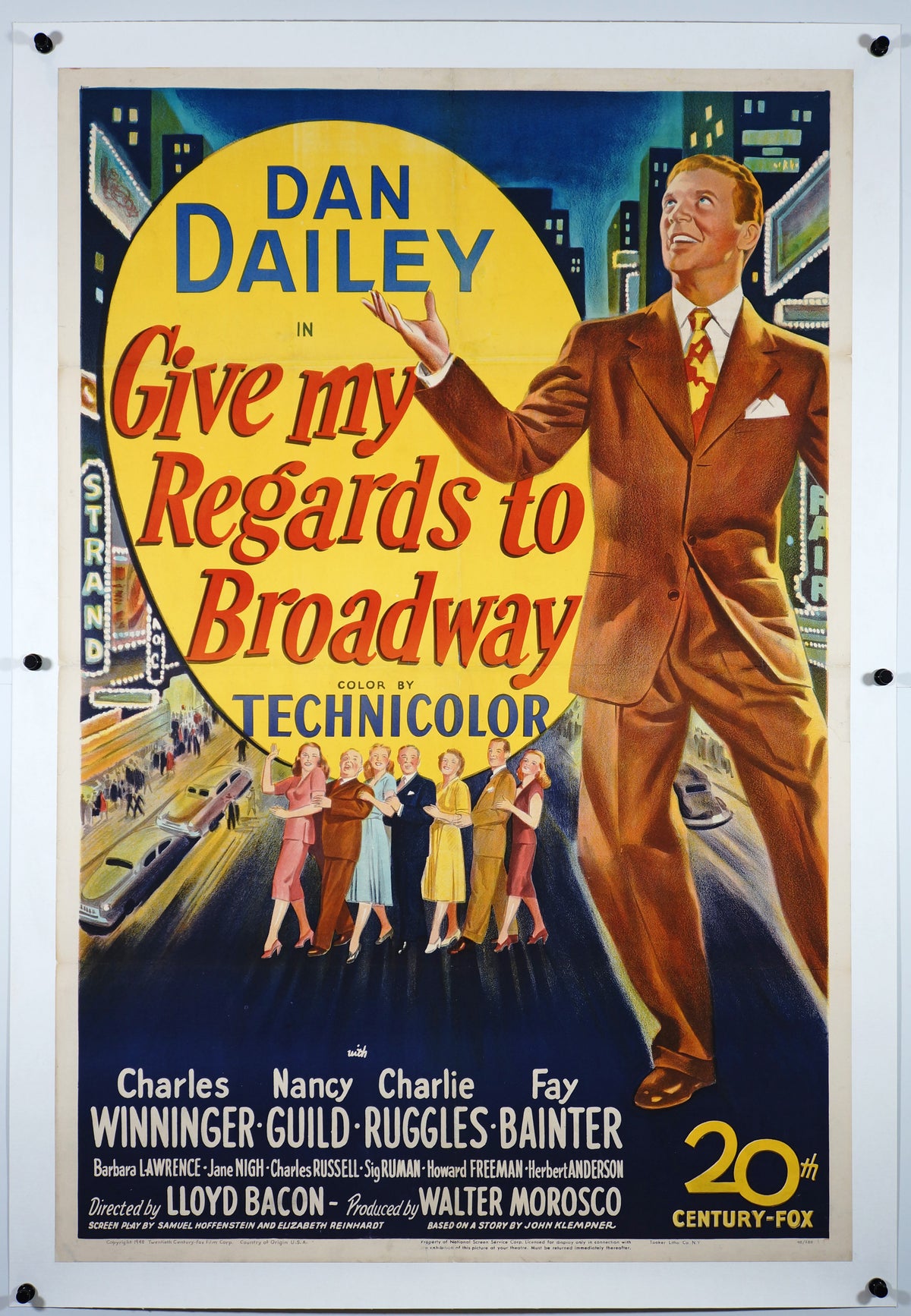 Give My Regards To Broadway - Authentic Vintage Poster