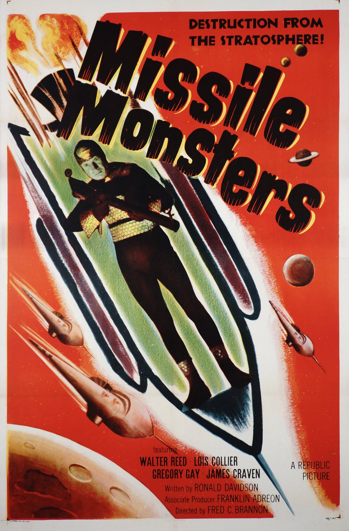 Missile Monsters - Authentic Vintage Poster