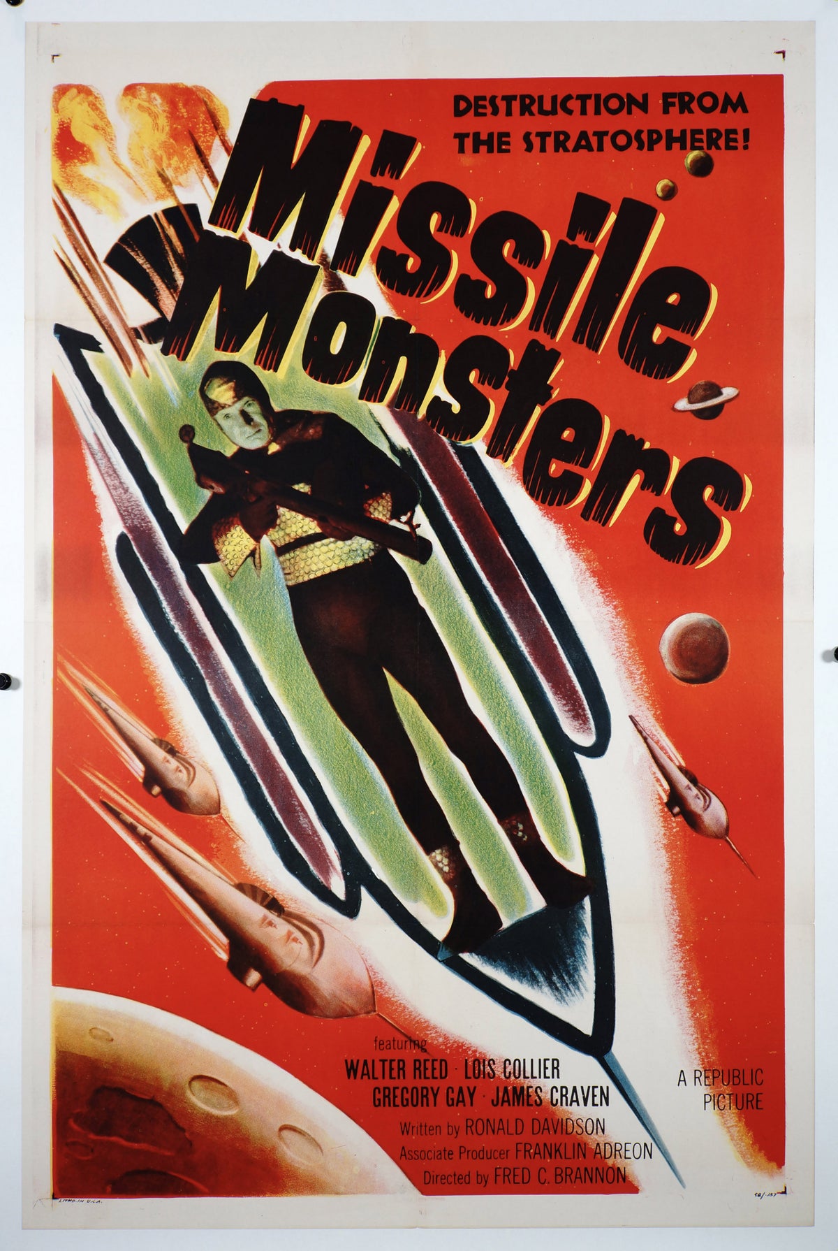 Missile Monsters - Authentic Vintage Poster
