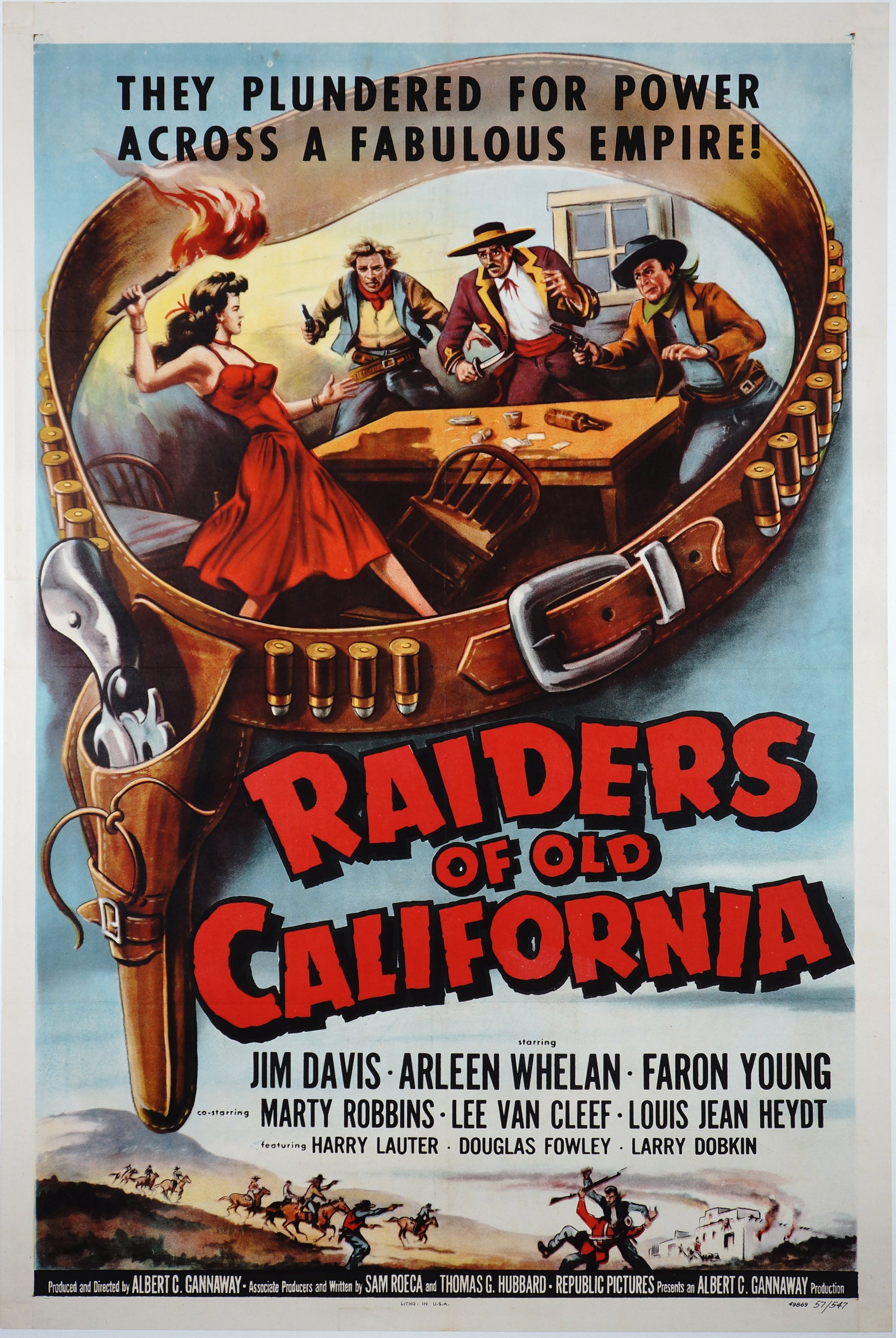 Raiders of Old California - Authentic Vintage Poster