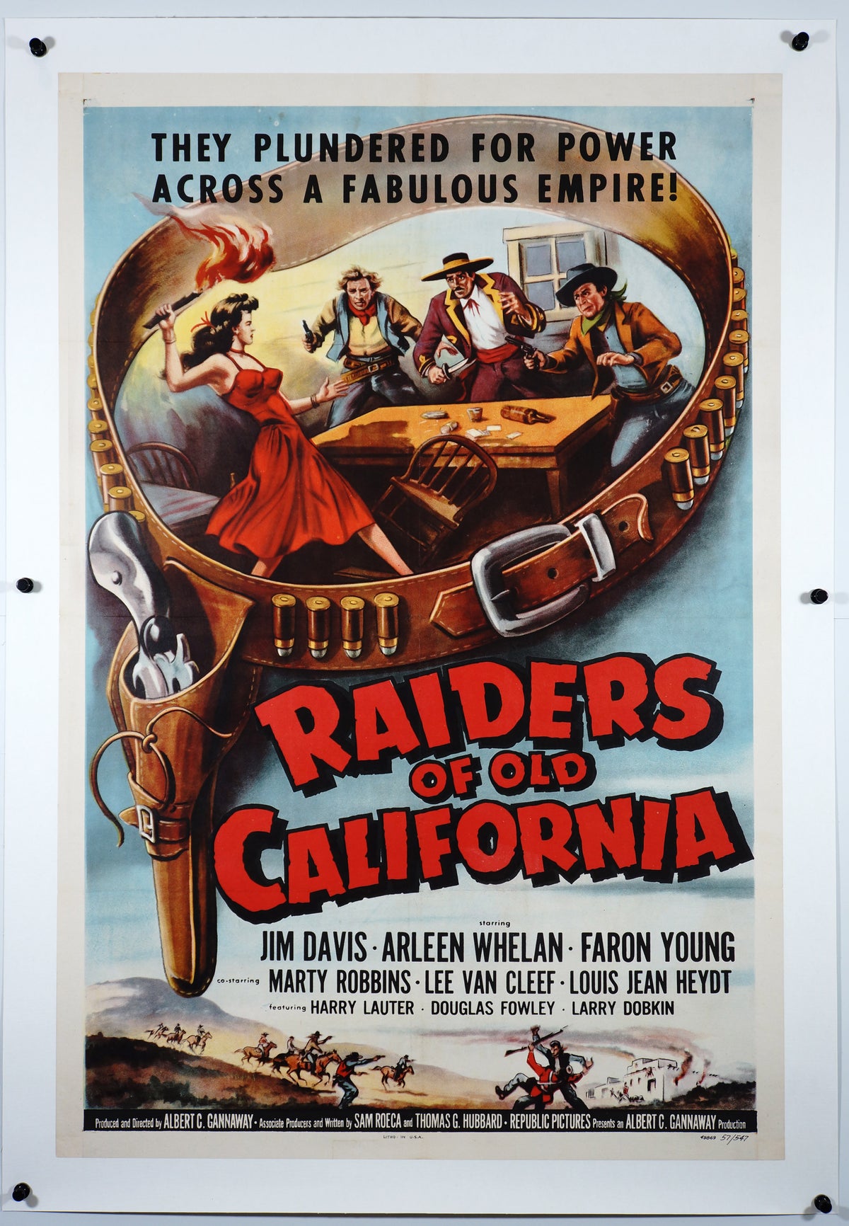 Raiders of Old California - Authentic Vintage Poster
