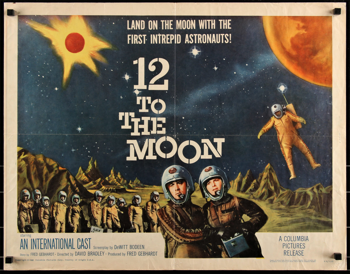 Twelve to the Moon - Authentic Vintage Poster