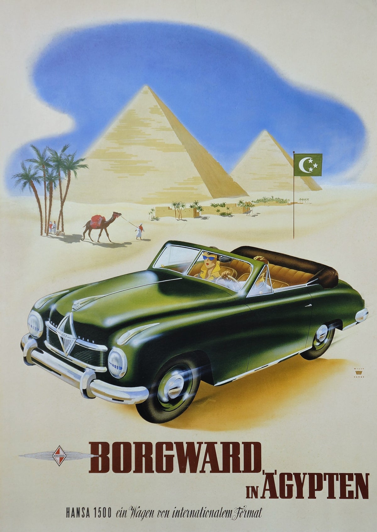 Borgward Automobiles - Authentic Vintage Poster