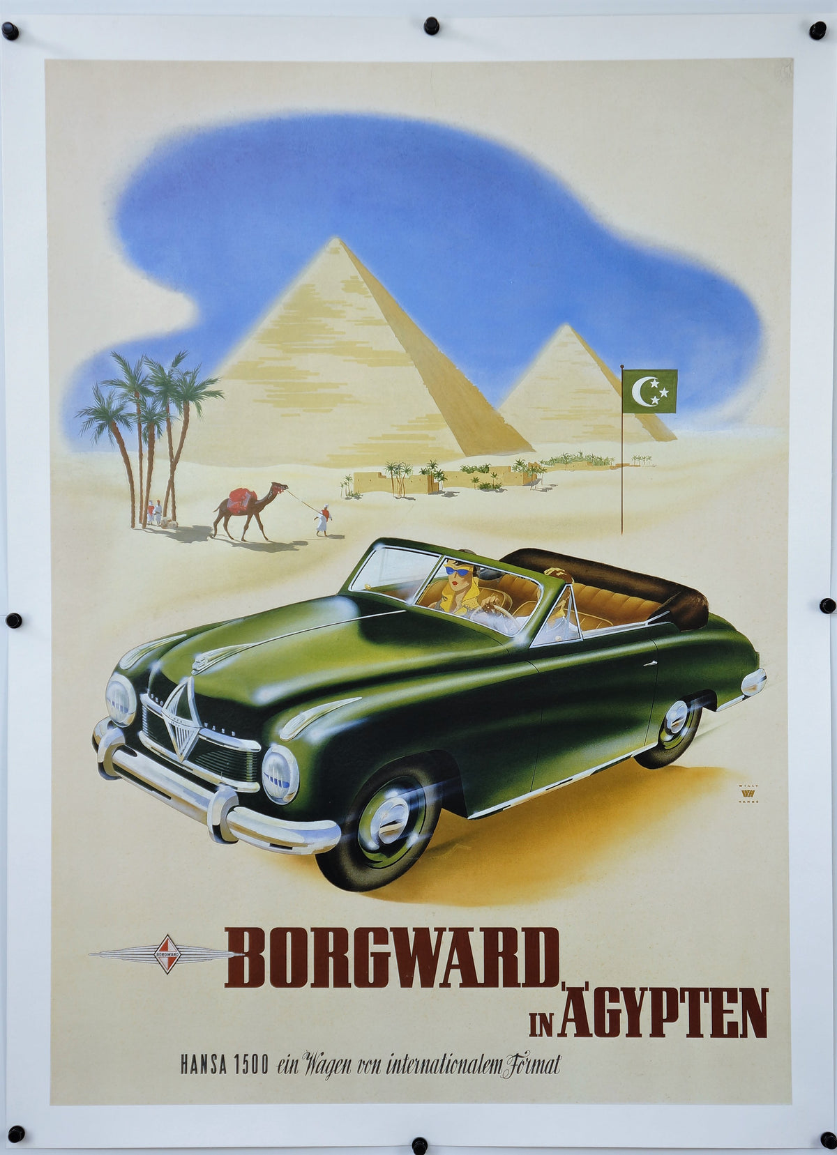 Borgward Automobiles - Authentic Vintage Poster