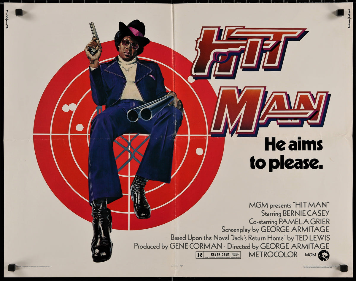 HIT MAN - 1973 - Authentic Vintage Poster