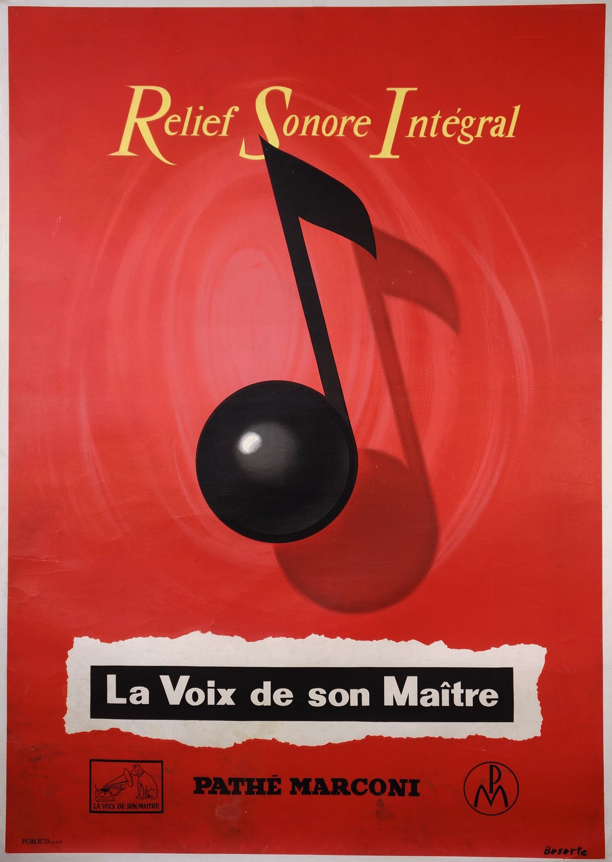 Relief Sonore Integral - Authentic Vintage Poster