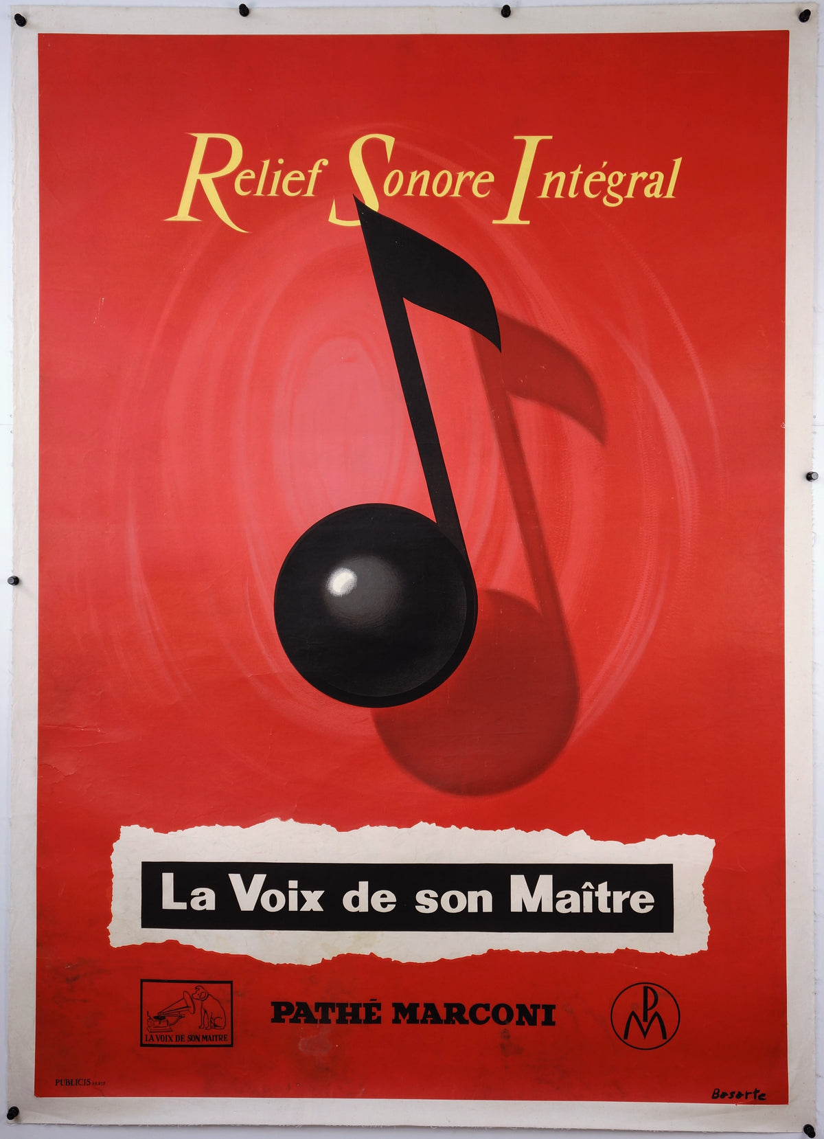 Relief Sonore Integral - Authentic Vintage Poster