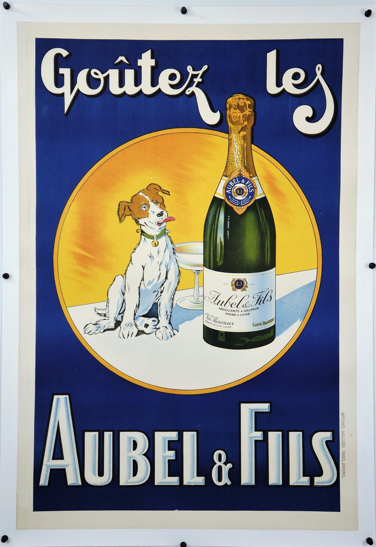 Goutes Les Aubel &amp; Fils - Authentic Vintage Poster
