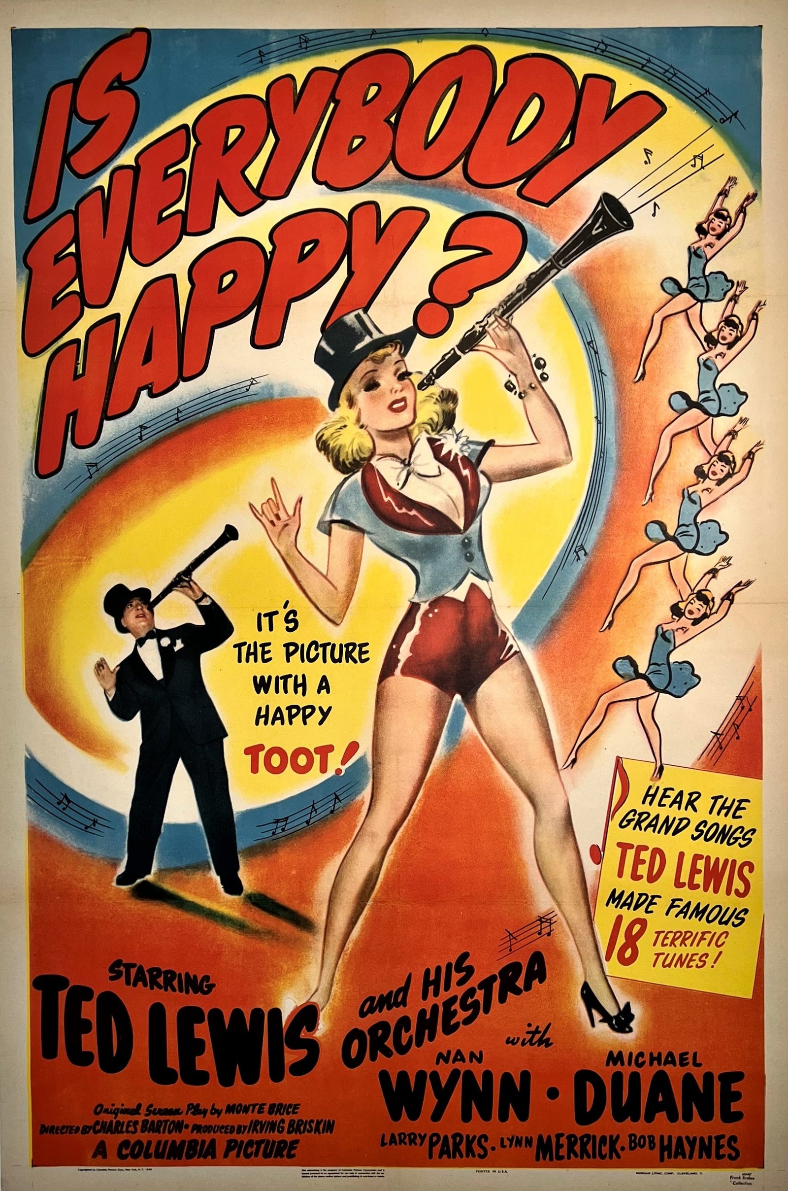 Is Everybody Happy? (1943) - Authentic Vintage Poster