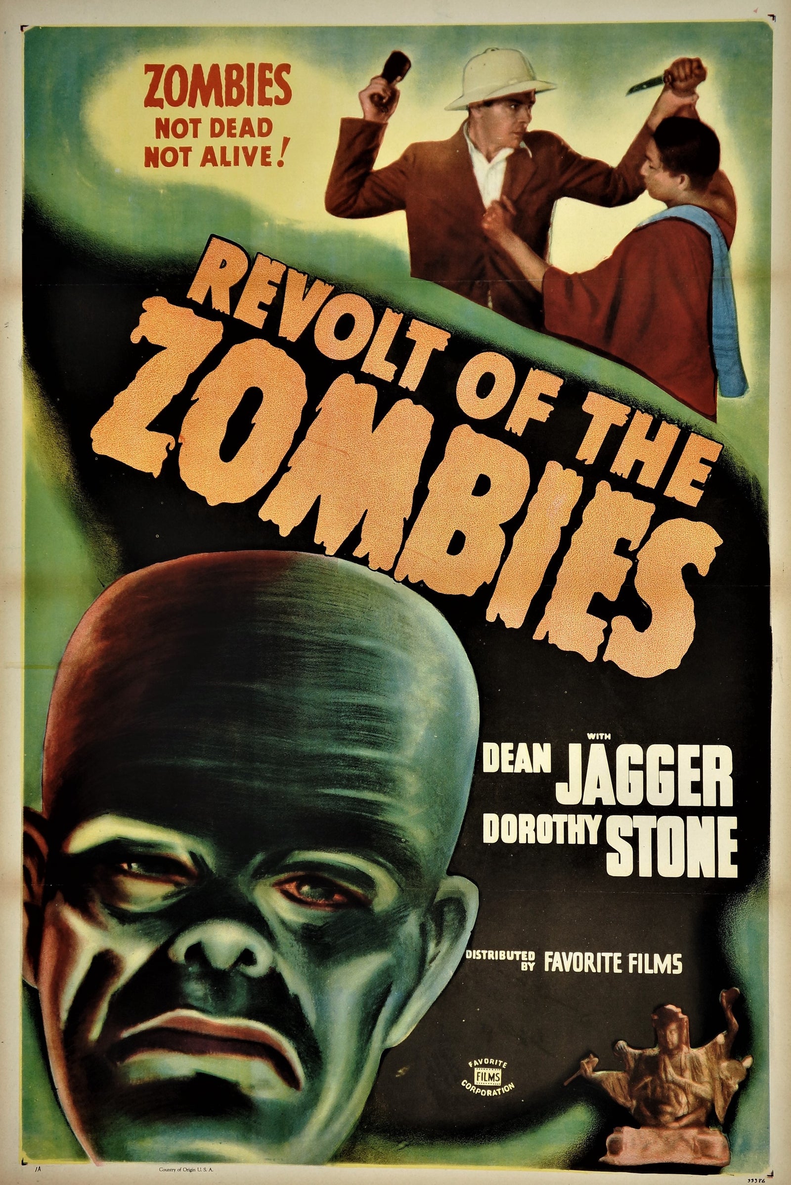 Revolt of the Zombies - Authentic Vintage Poster