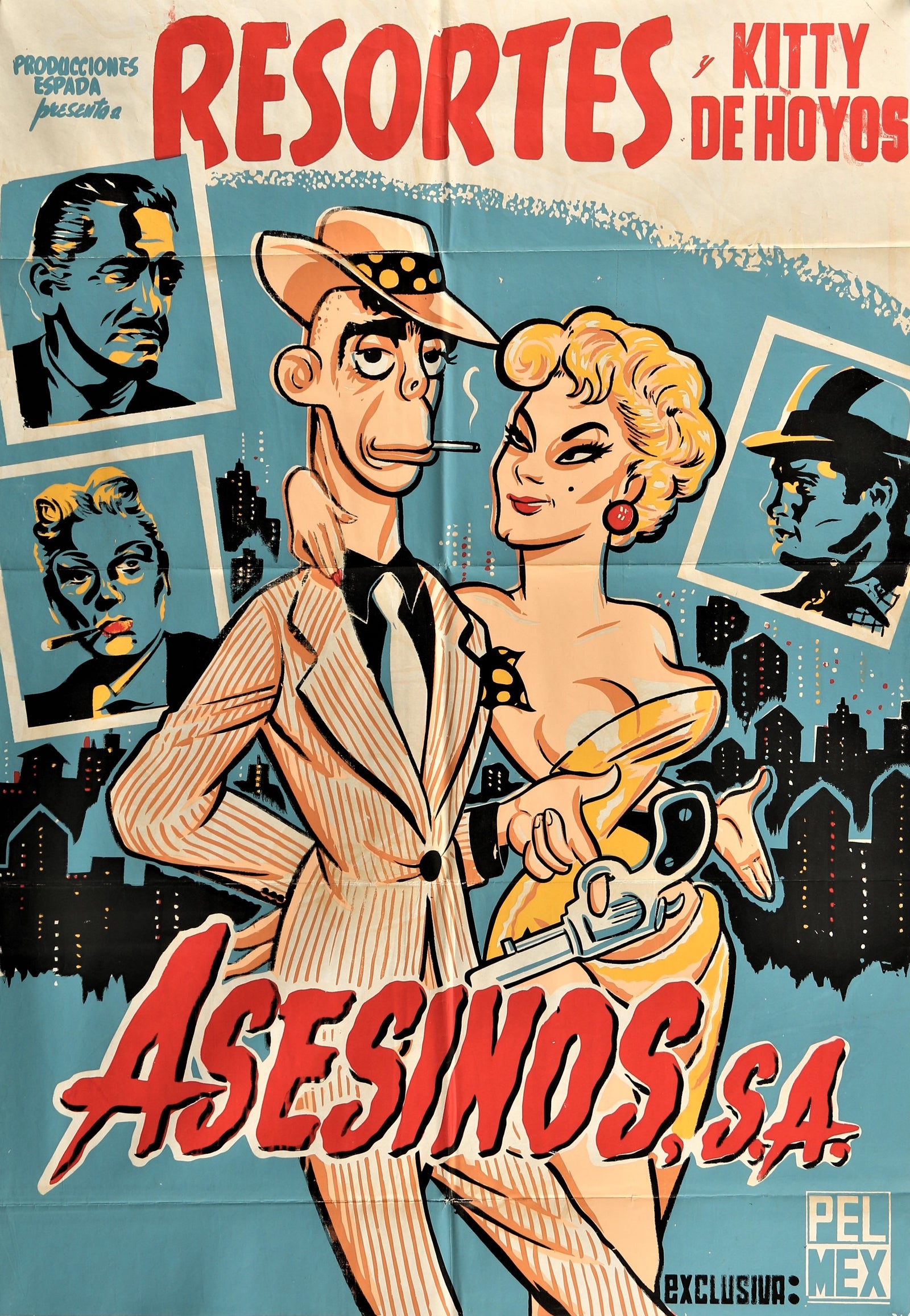 Asesino- Assassain - Authentic Vintage Poster