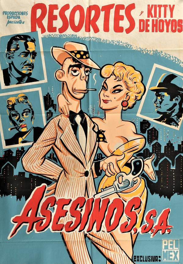 Asesinos- Resortes - Authentic Vintage Poster