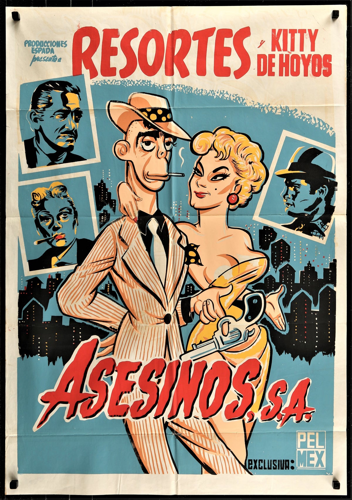 Asesino- Assassain - Authentic Vintage Poster