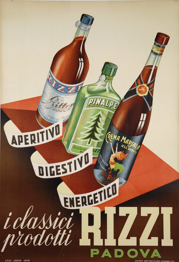 Rizzi Padova - Authentic Vintage Poster