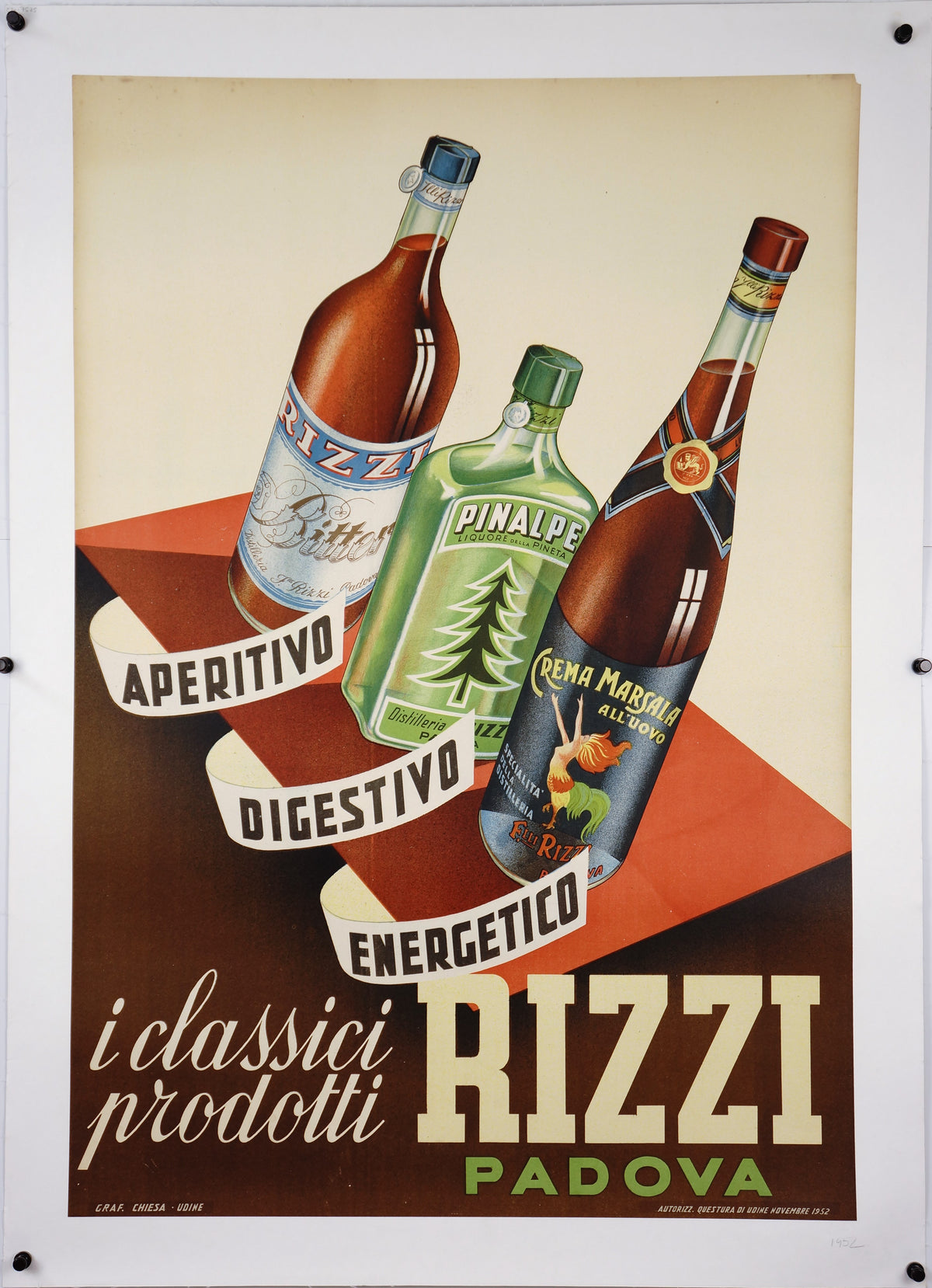 Rizzi Padova - Authentic Vintage Poster