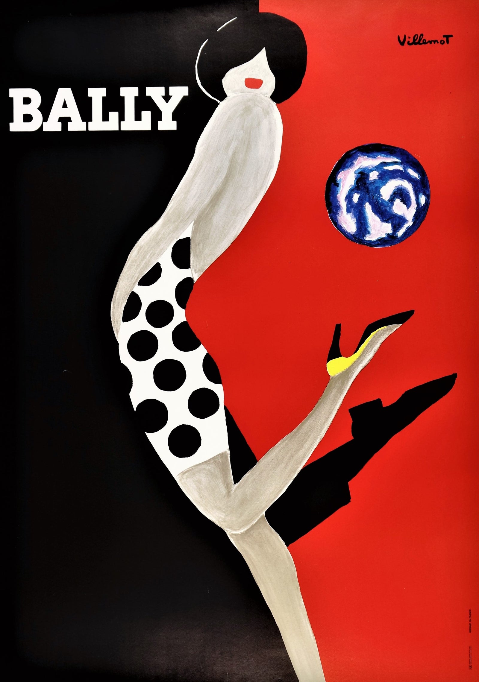 Bally Kick - Authentic Vintage Poster
