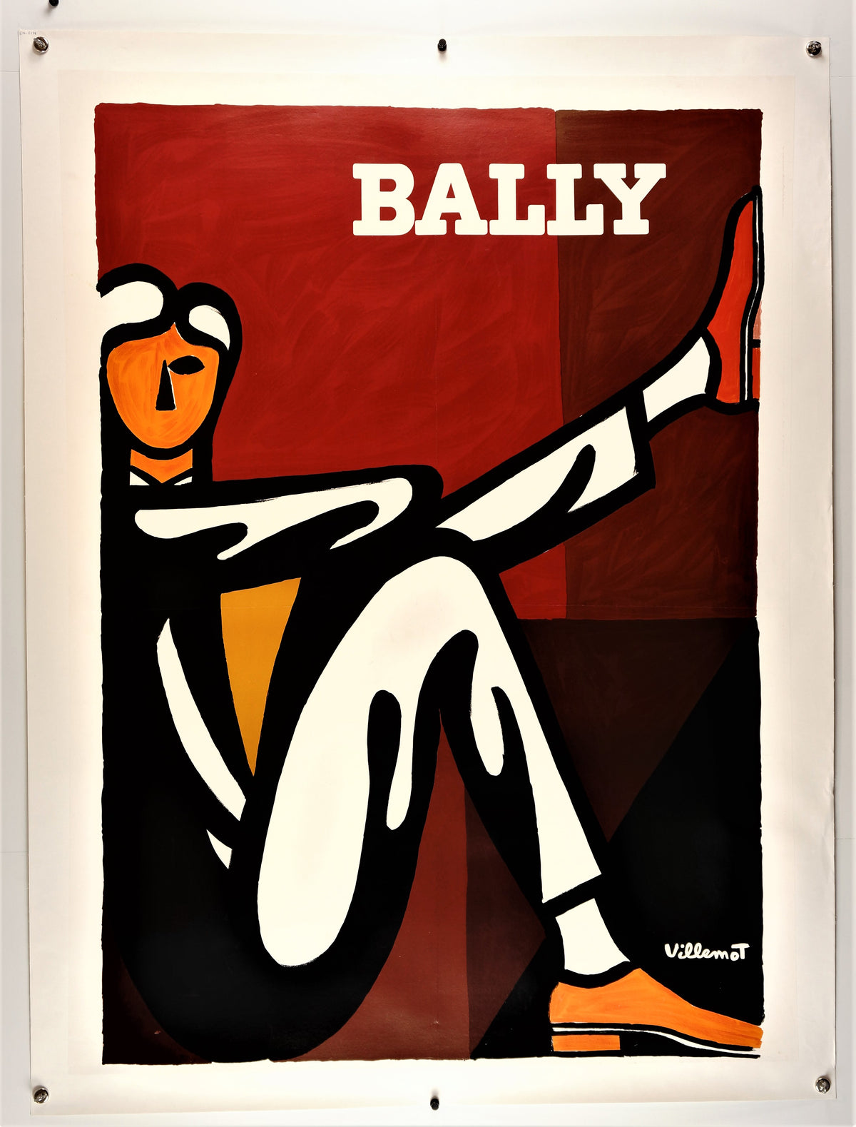 Bally Homme- Man, Shoes - Authentic Vintage Poster