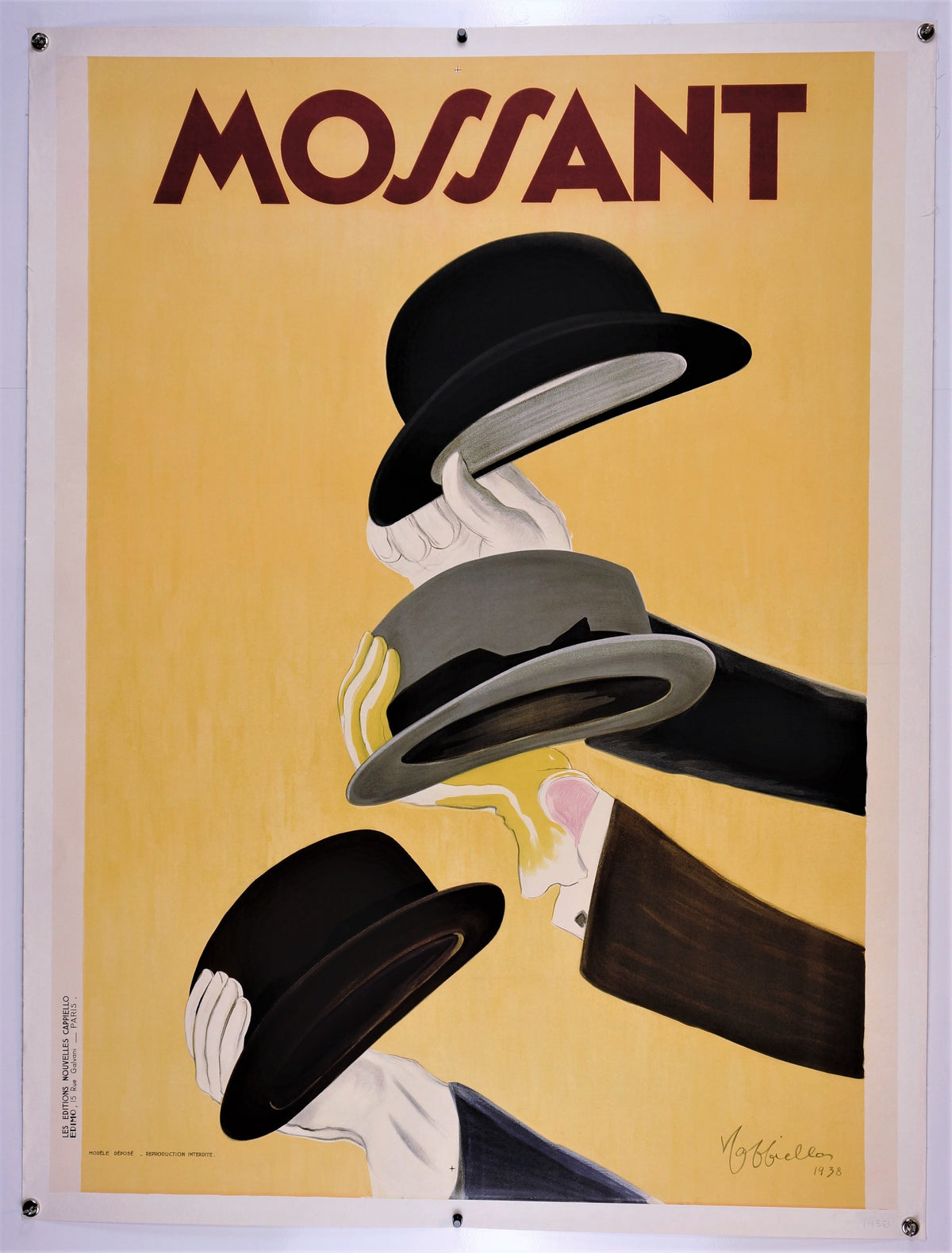 Mossant by Leonetto Cappiello - Authentic Vintage Poster