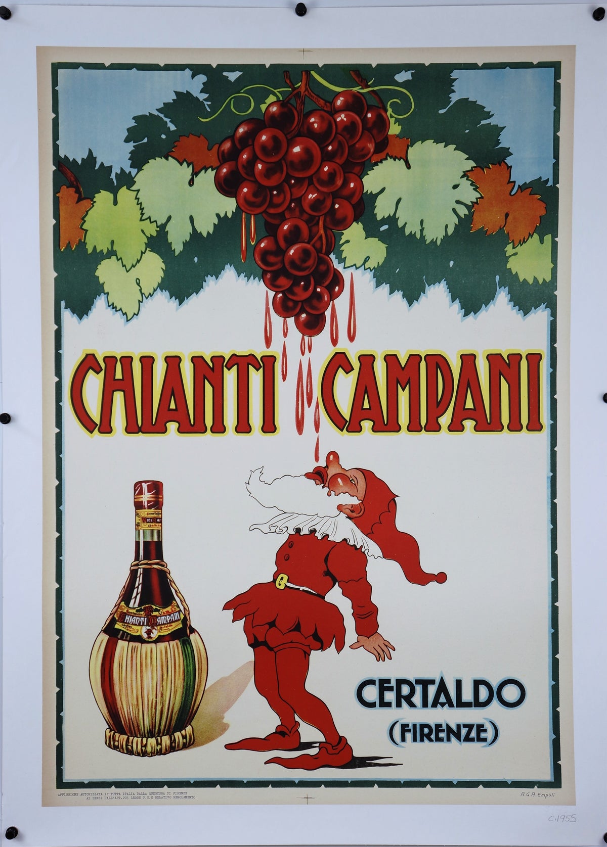 Chianti Campani - Authentic Vintage Poster